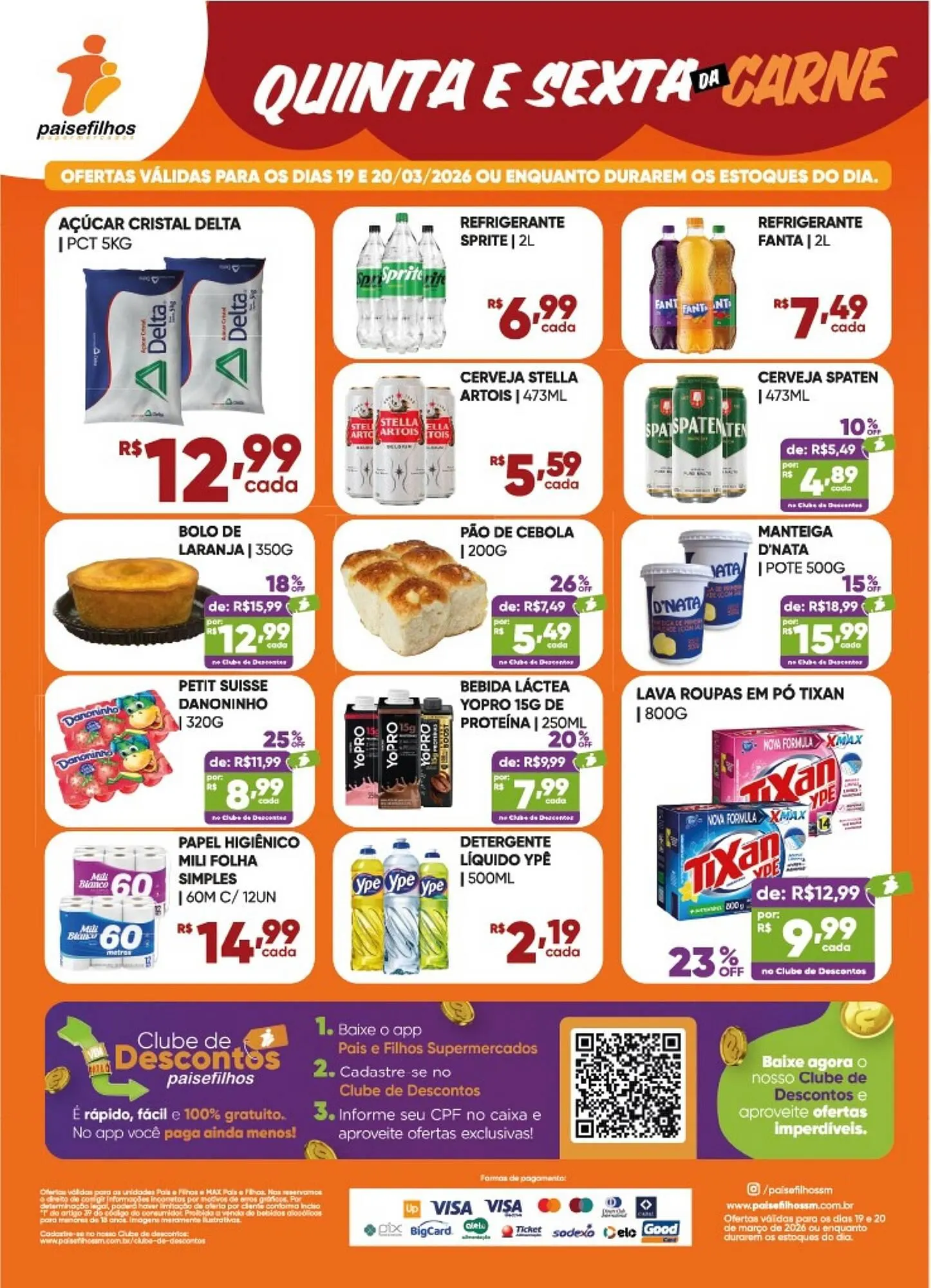 Encarte de Catálogo Pais e Filhos Supermercados 19 de março até 20 de março 2026 - Pagina 2