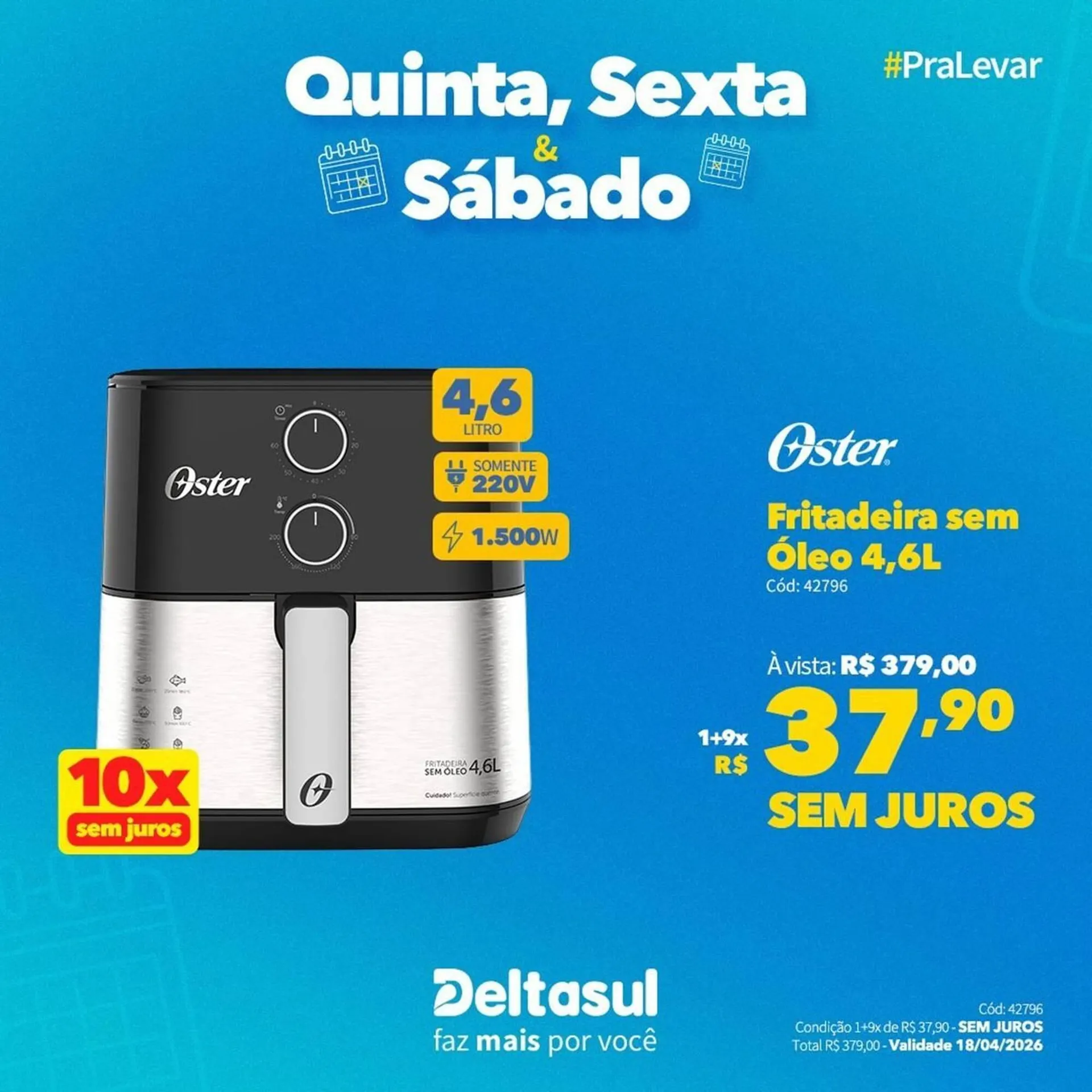 Encarte de Folheto Deltasul 16 de abril até 18 de abril 2026 - Pagina 1