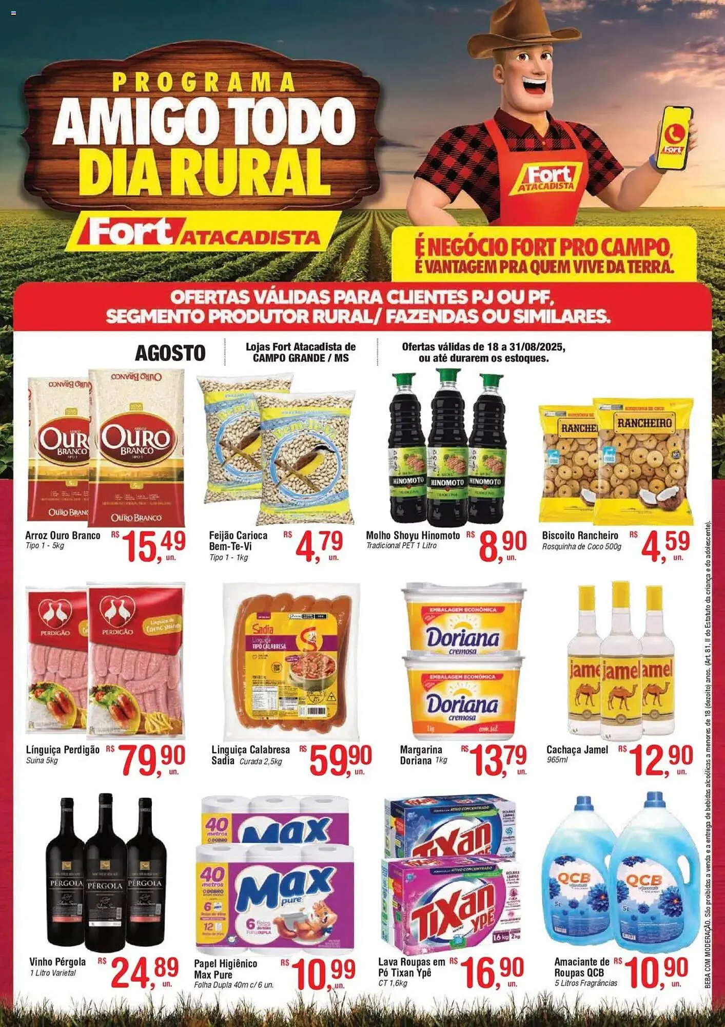 Encarte de Catálogo Fort Atacadista 18 de agosto até 1 de setembro 2025 - Pagina 1