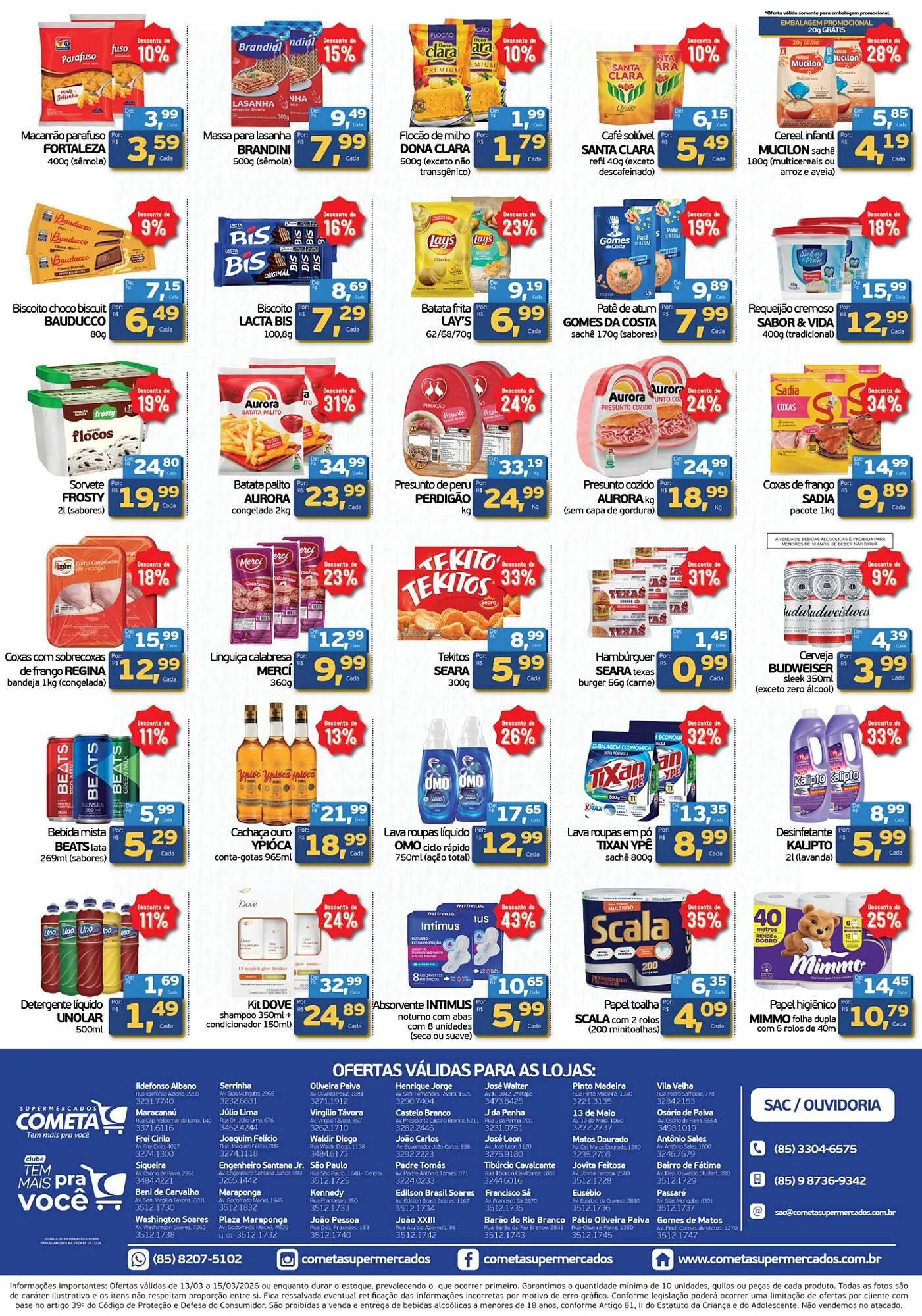 Encarte de Encarte Cometa Supermercados 13 de março até 15 de março 2026 - Pagina 2