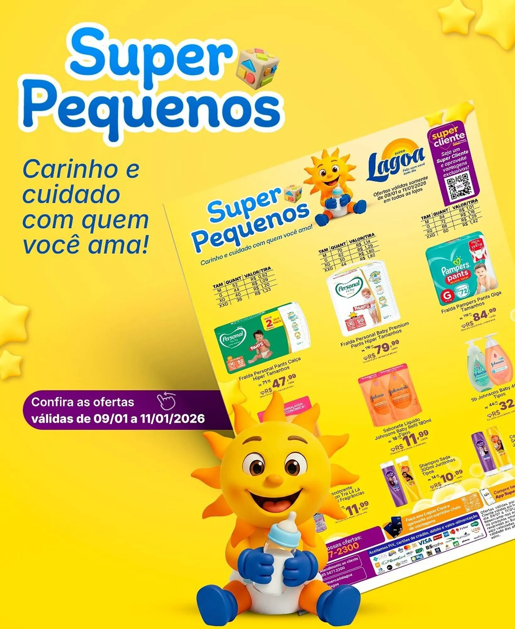 Encarte de Encarte Super Lagoa 9 de janeiro até 11 de janeiro 2026 - Pagina 1