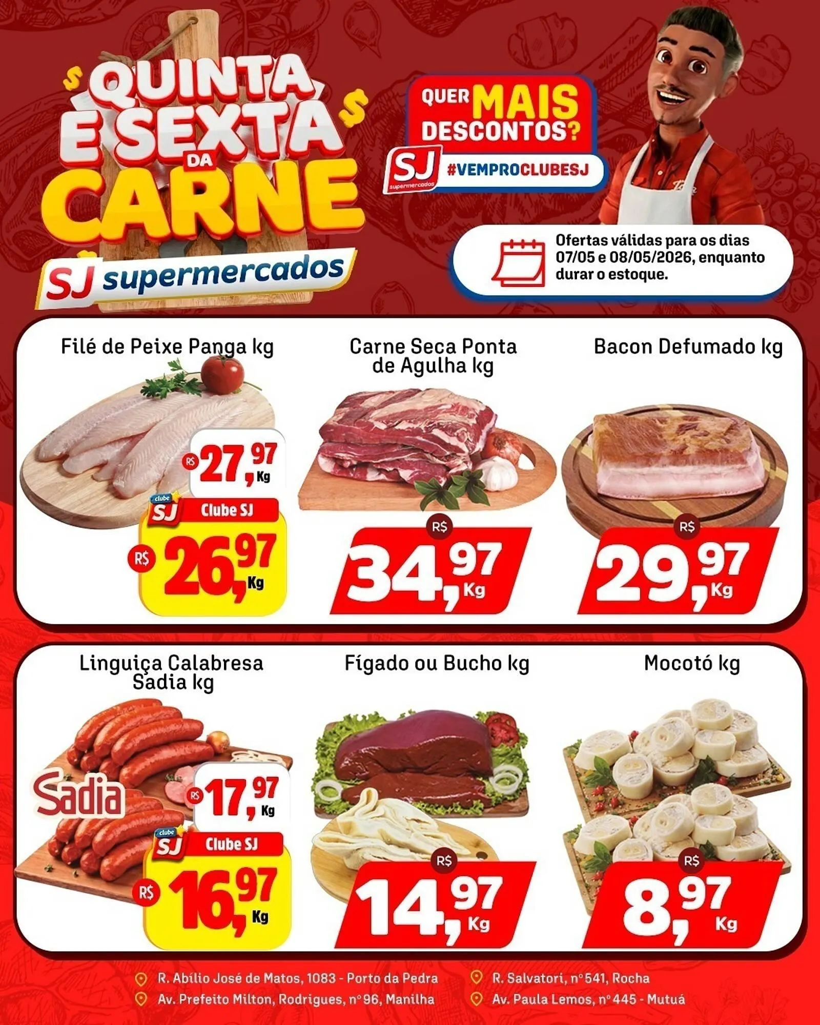 Encarte de Encarte Sj Supermercados 7 de maio até 8 de maio 2026 - Pagina 6