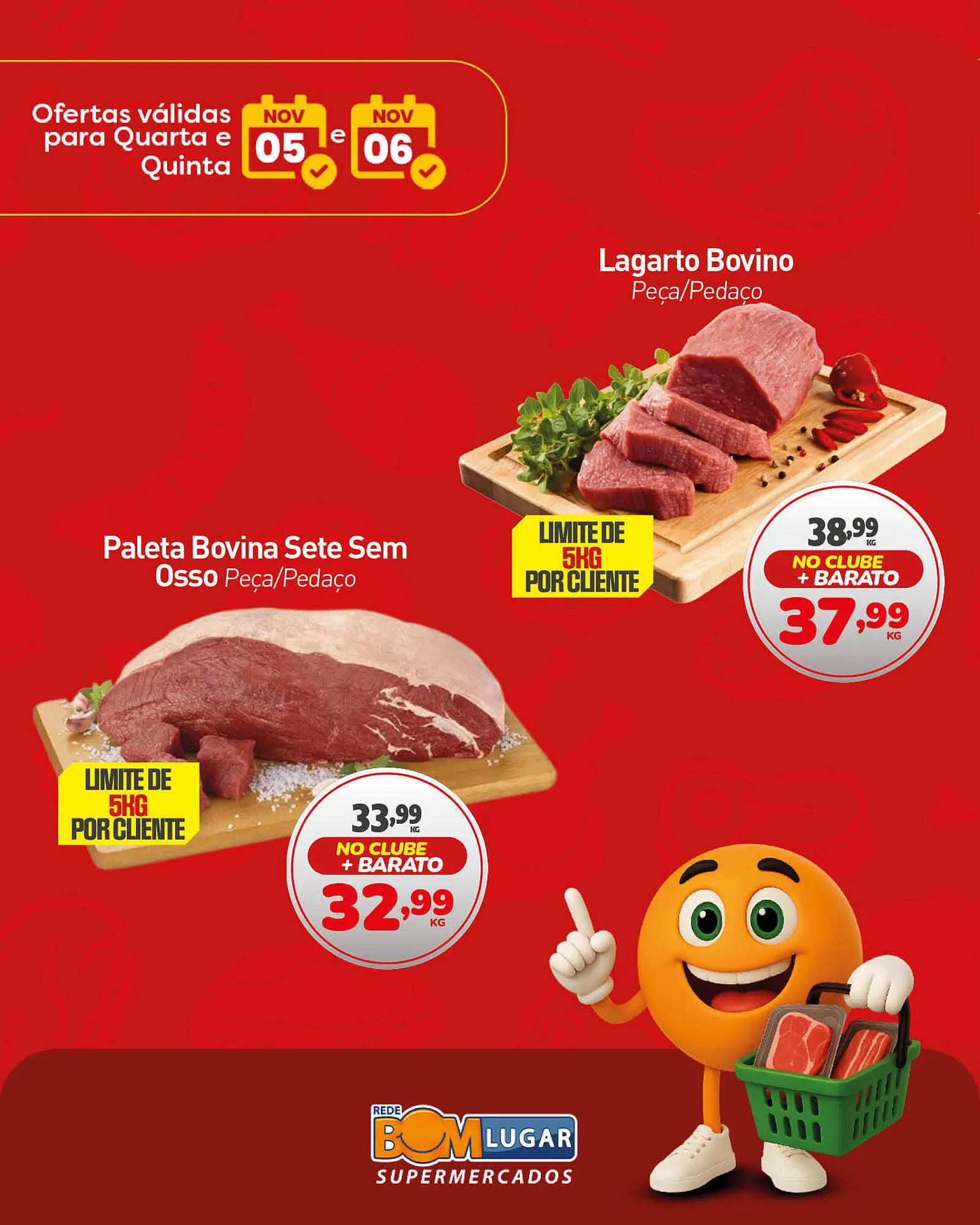 Encarte de Folheto Rede Bom Lugar 5 de novembro até 6 de novembro 2025 - Pagina 1