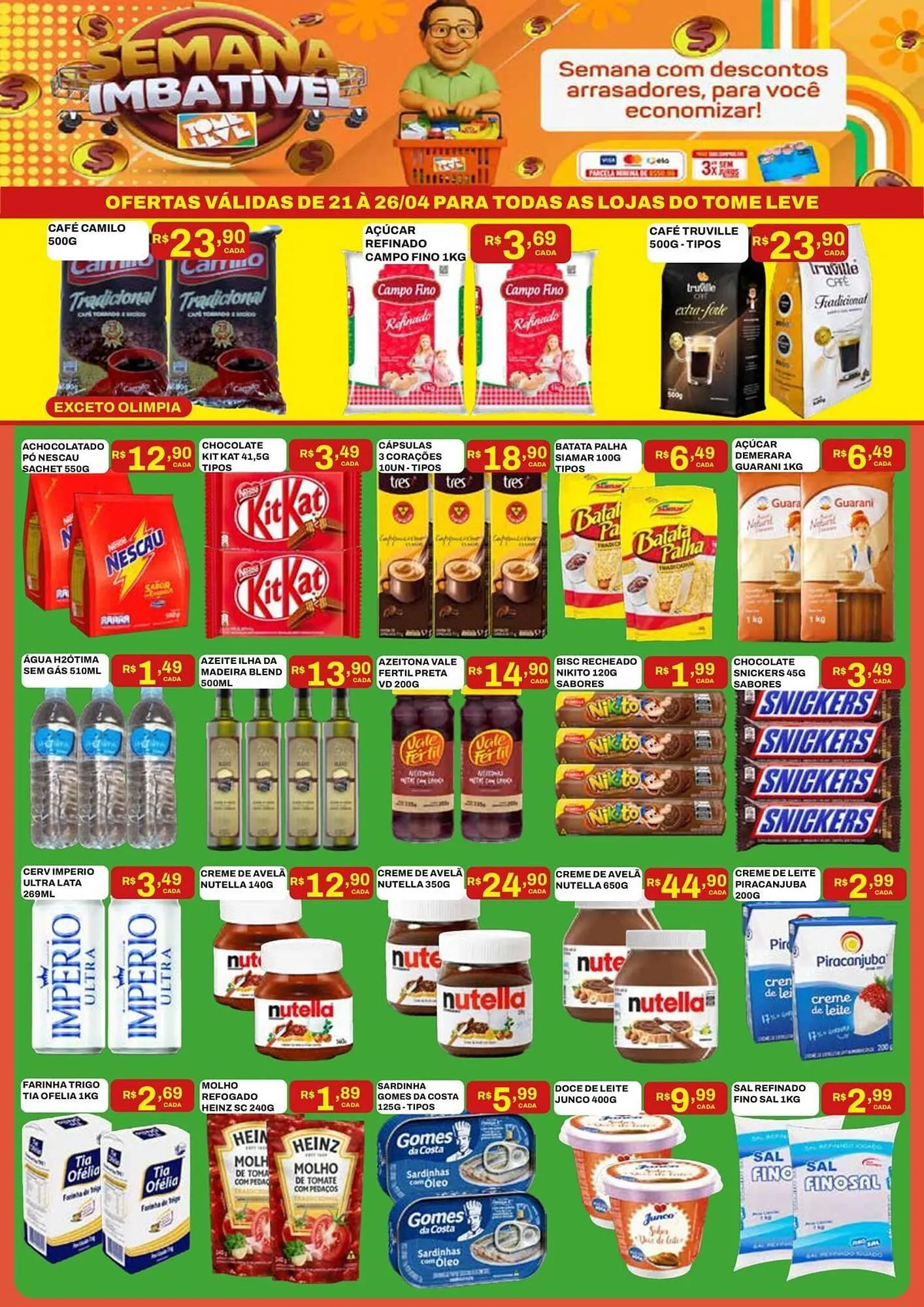 Encarte de Catálogo Tome Leve 21 de abril até 22 de abril 2026 - Pagina 7
