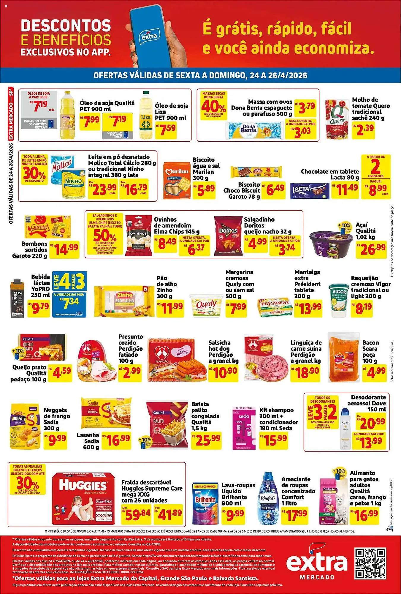 Encarte de Encarte Mercado Extra 24 de abril até 26 de abril 2026 - Pagina 2