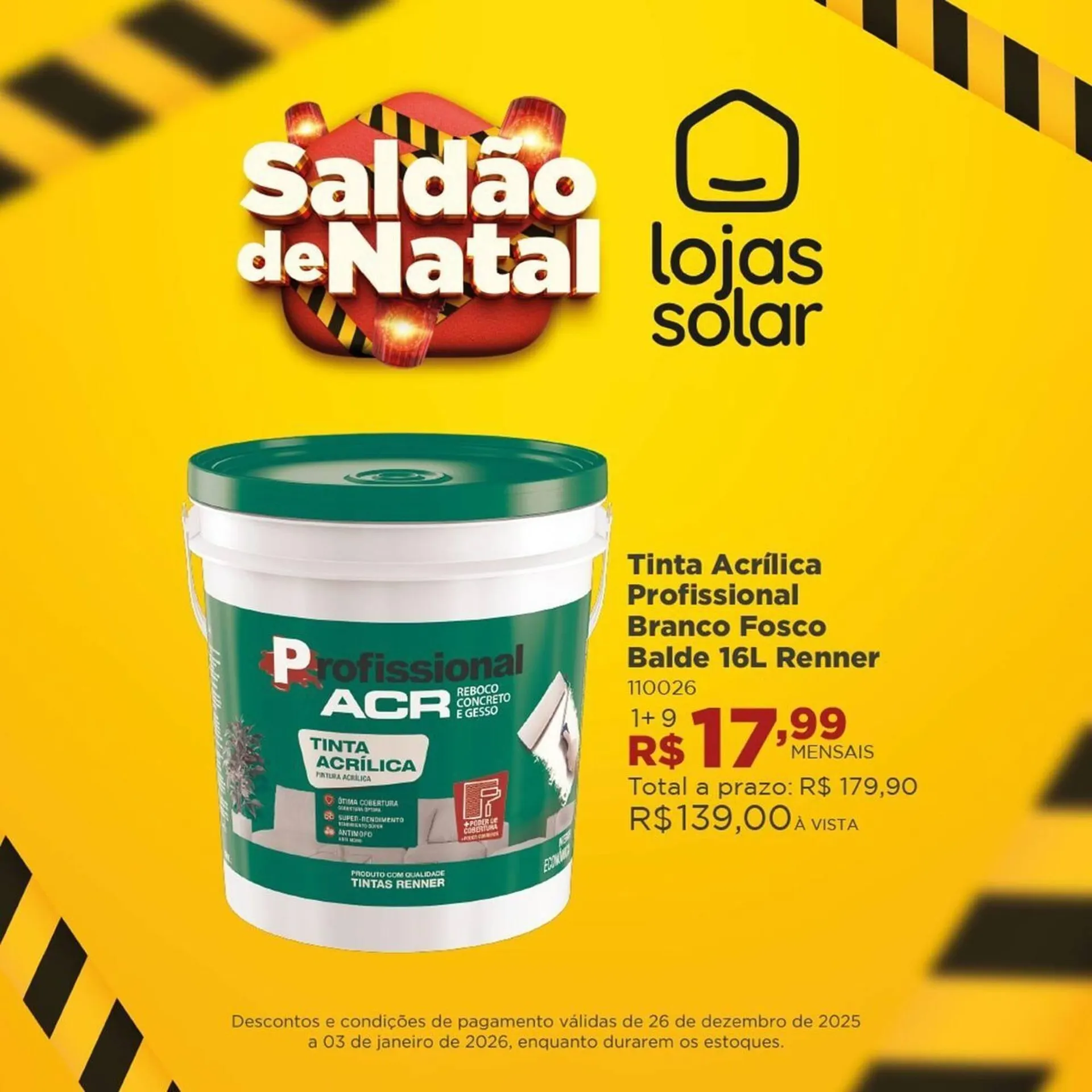 Encarte de Catálogo Lojas Solar 26 de dezembro até 3 de janeiro 2026 - Pagina 1