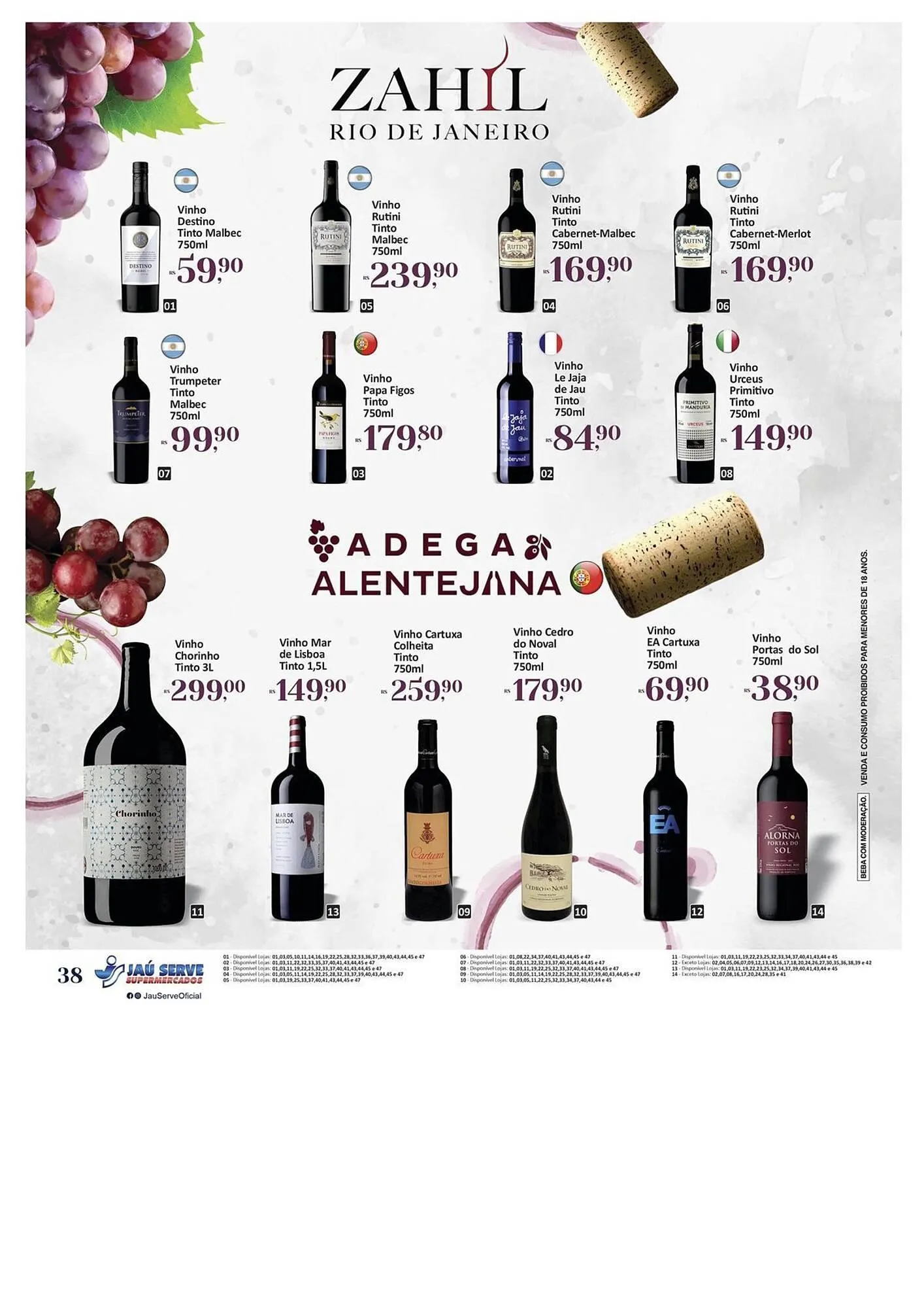 Encarte de Catálogo Supermercados Jau Serve 15 de julho até 29 de julho 2025 - Pagina 38