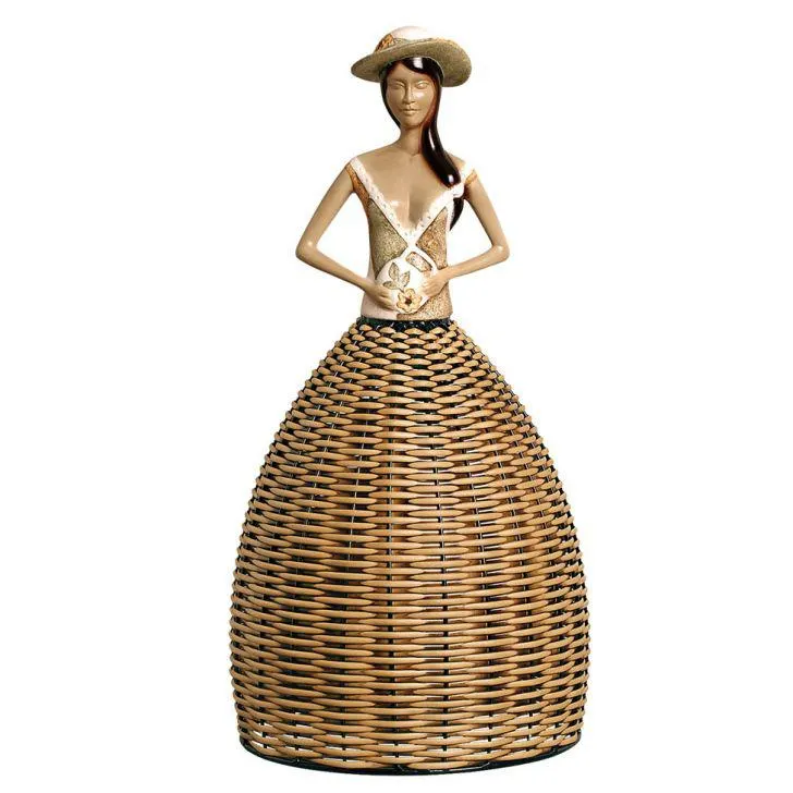 Boneca Luminária de Chão Chápeu Cor 01