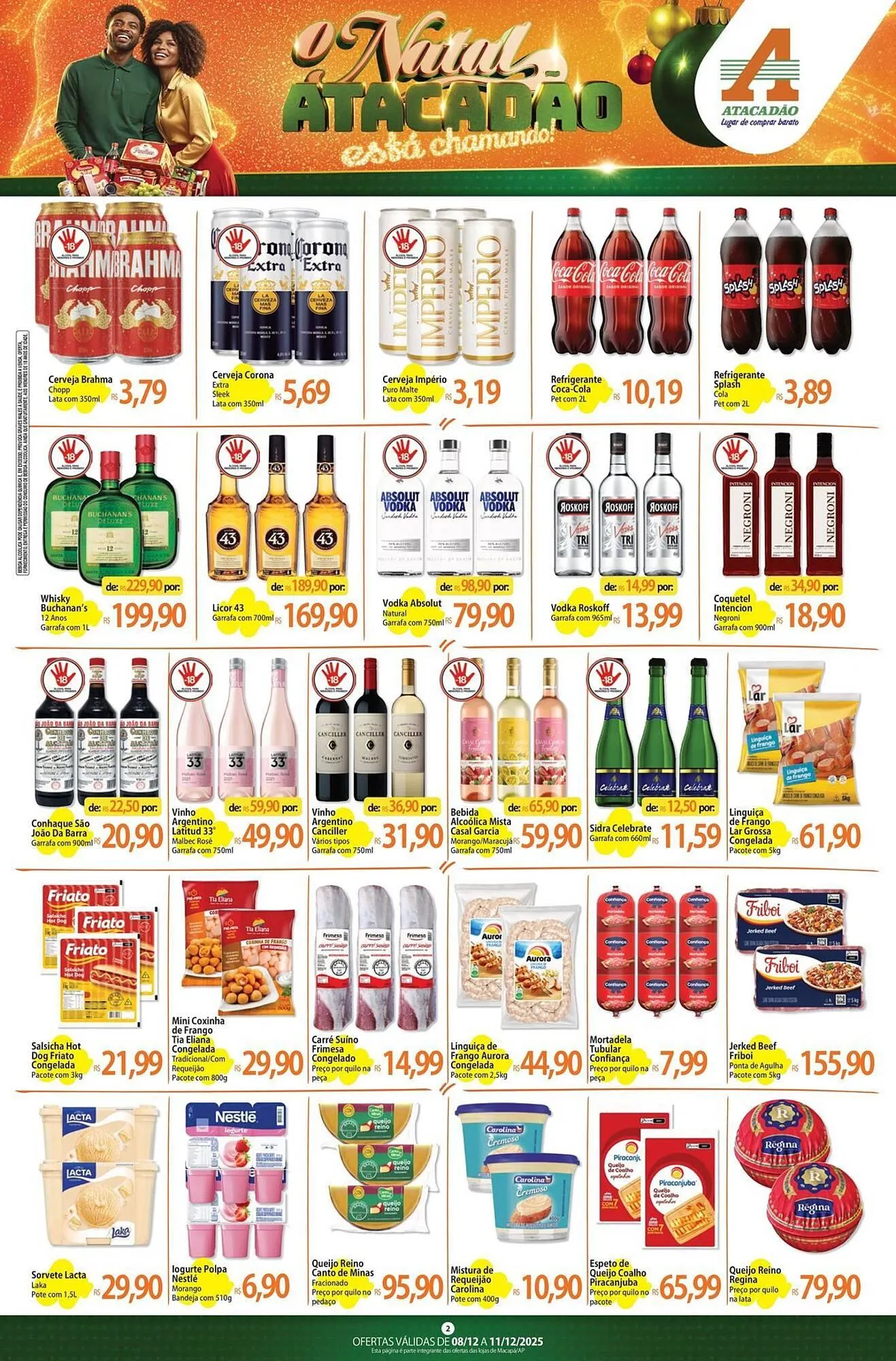 Encarte de Folheto Atacadão 9 de dezembro até 11 de dezembro 2025 - Pagina 2