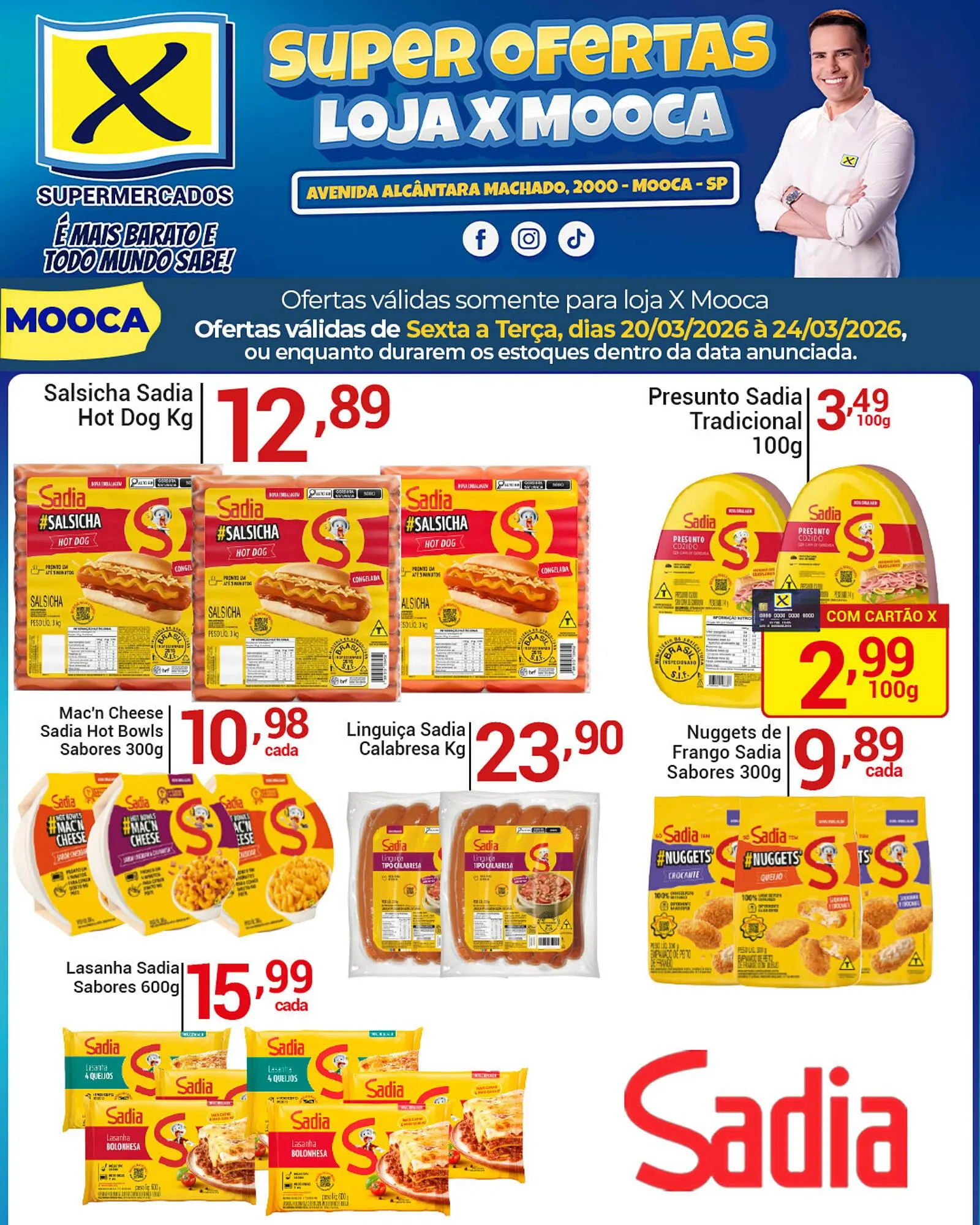 Encarte de Folheto X Supermercados 20 de março até 24 de março 2026 - Pagina 2