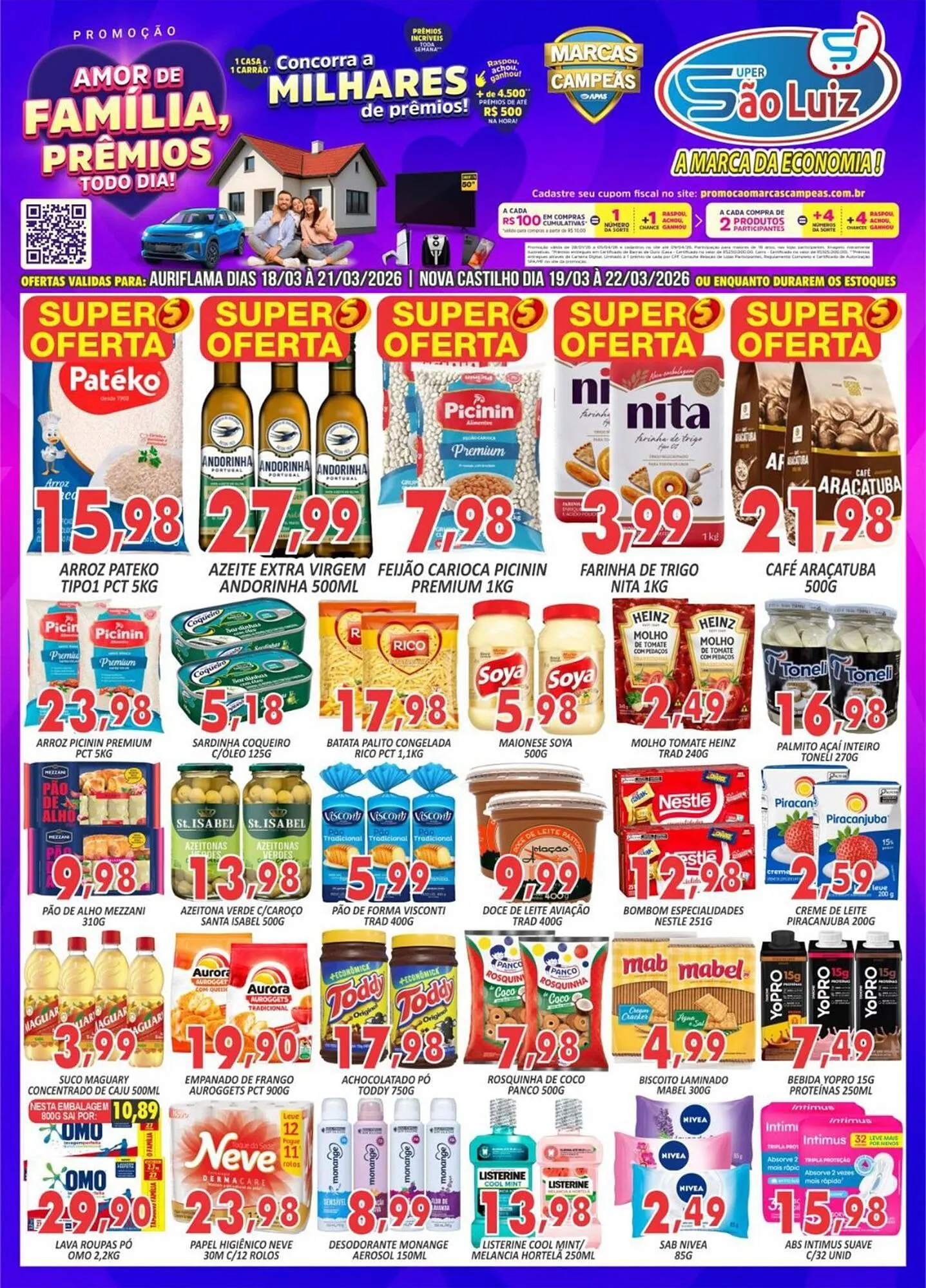 Encarte de Catálogo Super São Luiz 19 de março até 22 de março 2026 - Pagina 1
