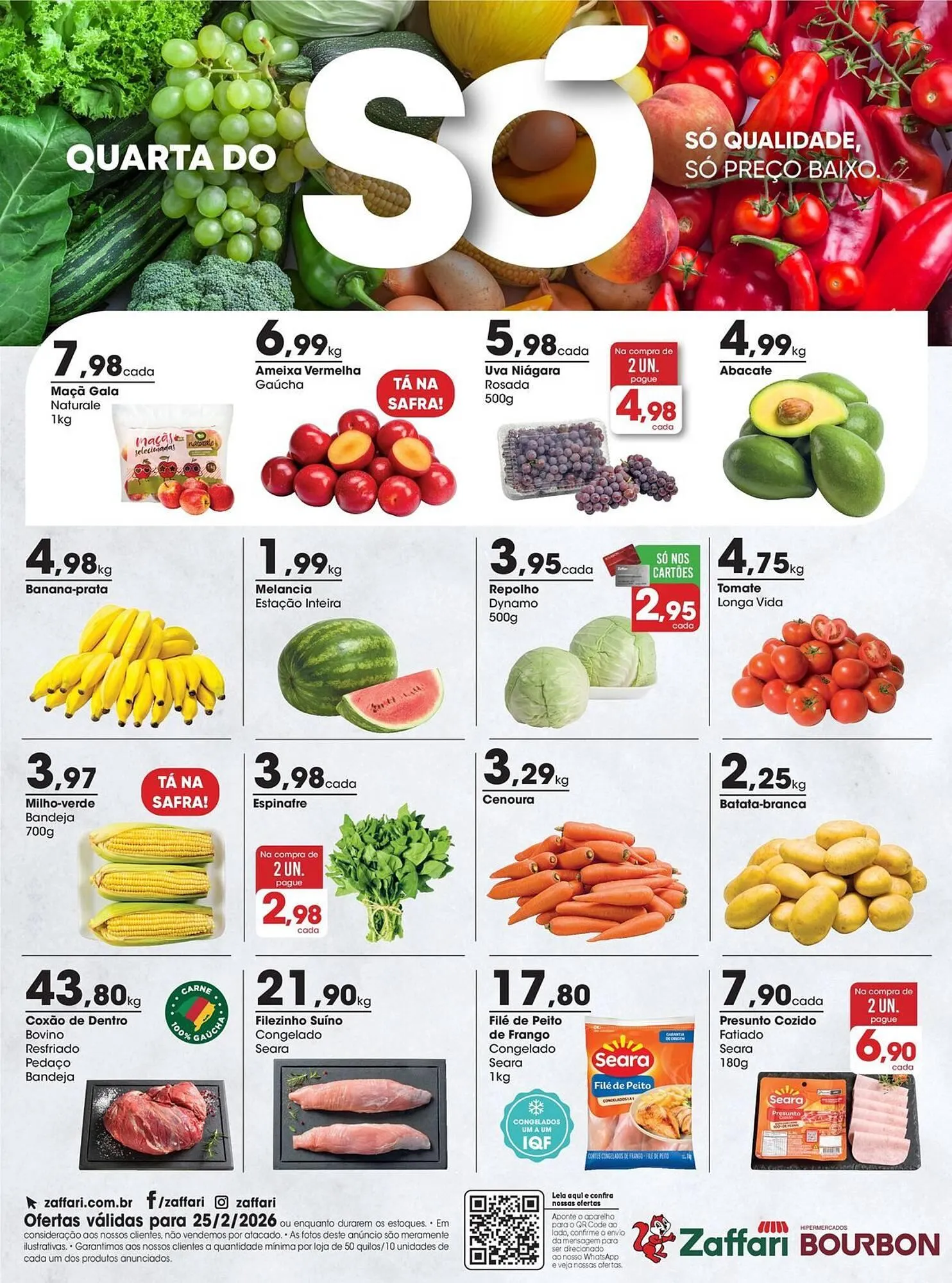 Encarte de Encarte Zaffari 25 de fevereiro até 25 de fevereiro 2026 - Pagina 1
