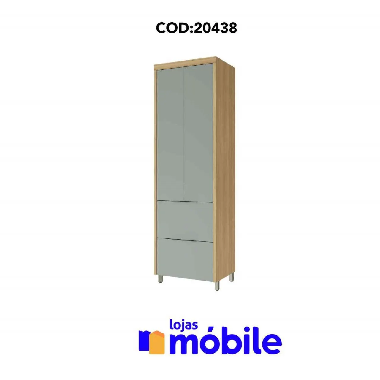 Paneleiro Marquesa 2 Portas, 2 Gavetas (20438)