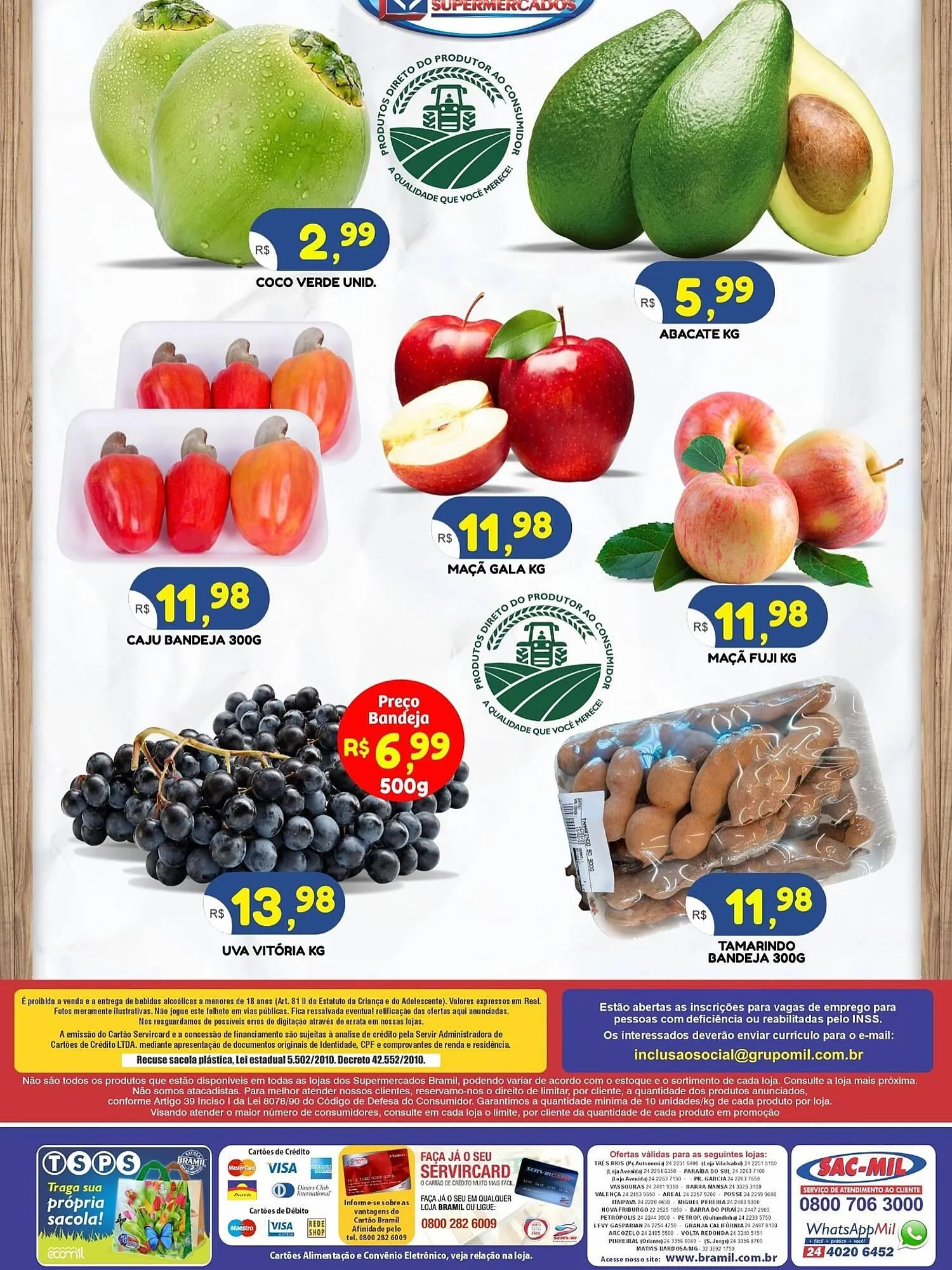 Encarte de Encarte Bramil Supermercados 16 de setembro até 17 de setembro 2025 - Pagina 2