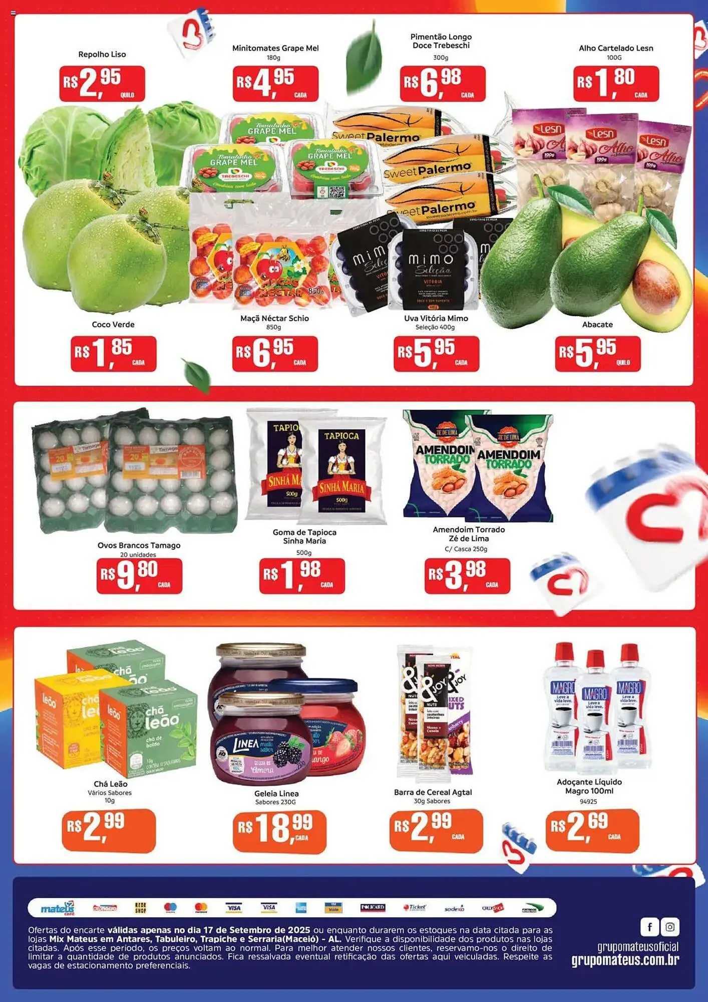 Encarte de Catálogo Supermercados Mateus 17 de setembro até 17 de setembro 2025 - Pagina 2