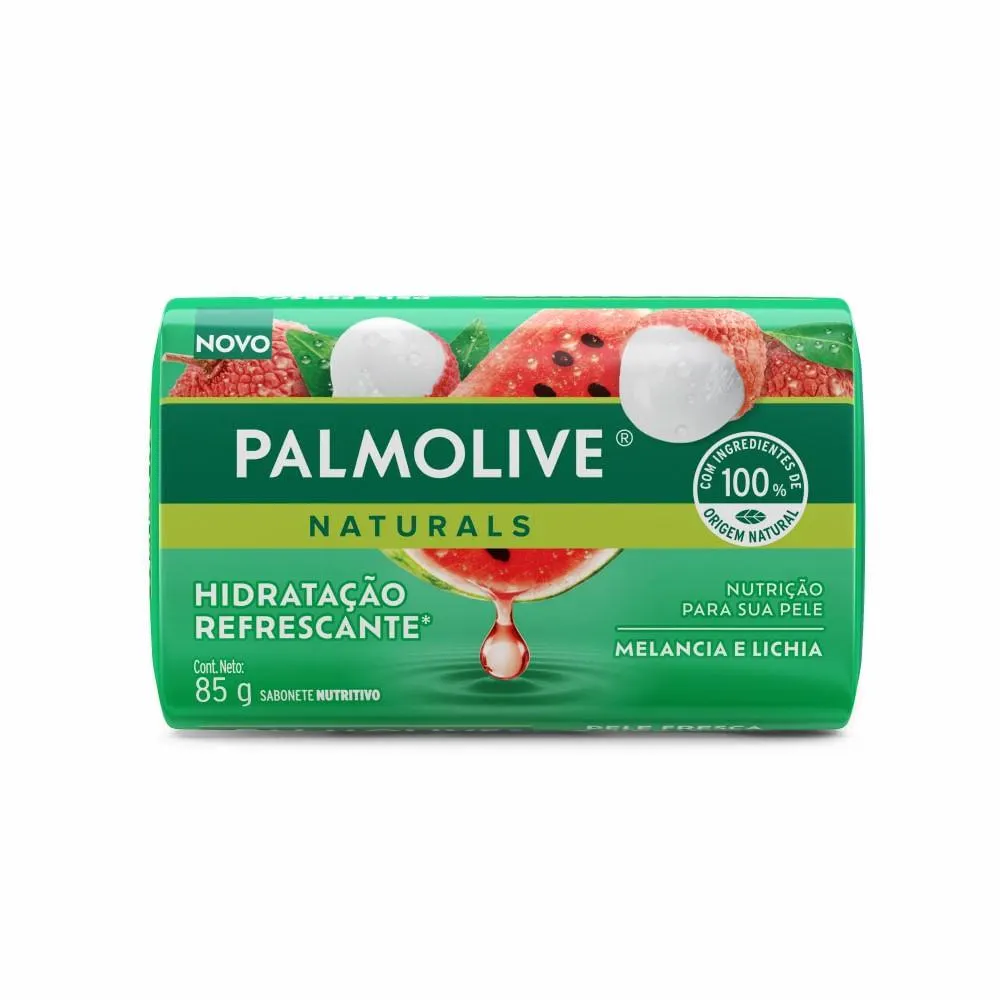 Sabonete Pamolive Naturals Melancia Lichia 85g