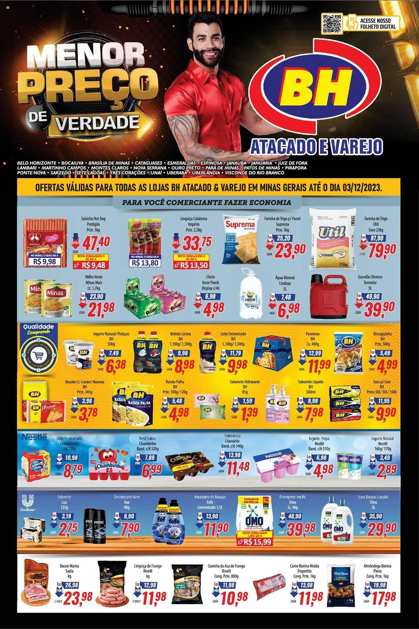 Encarte de Catálogo Supermercados BH 16 de novembro até 3 de dezembro 2023 - Pagina 1