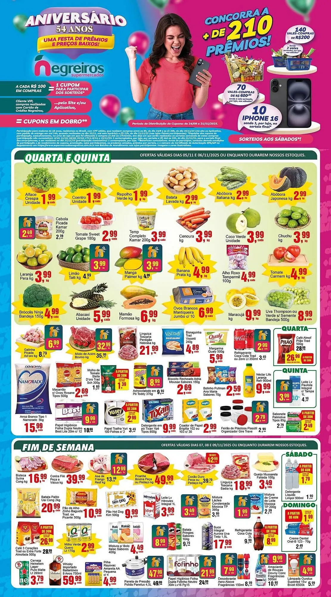 Encarte de Folheto Negreiros 6 de novembro até 11 de novembro 2025 - Pagina 1