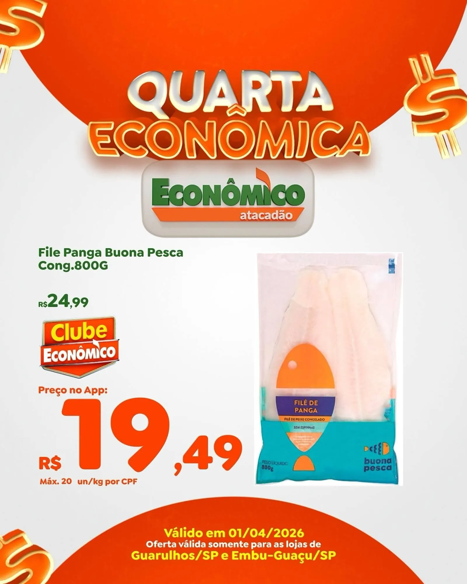 Encarte de Catálogo Econômico Atacadão 1 de abril até 1 de abril 2026 - Pagina 1