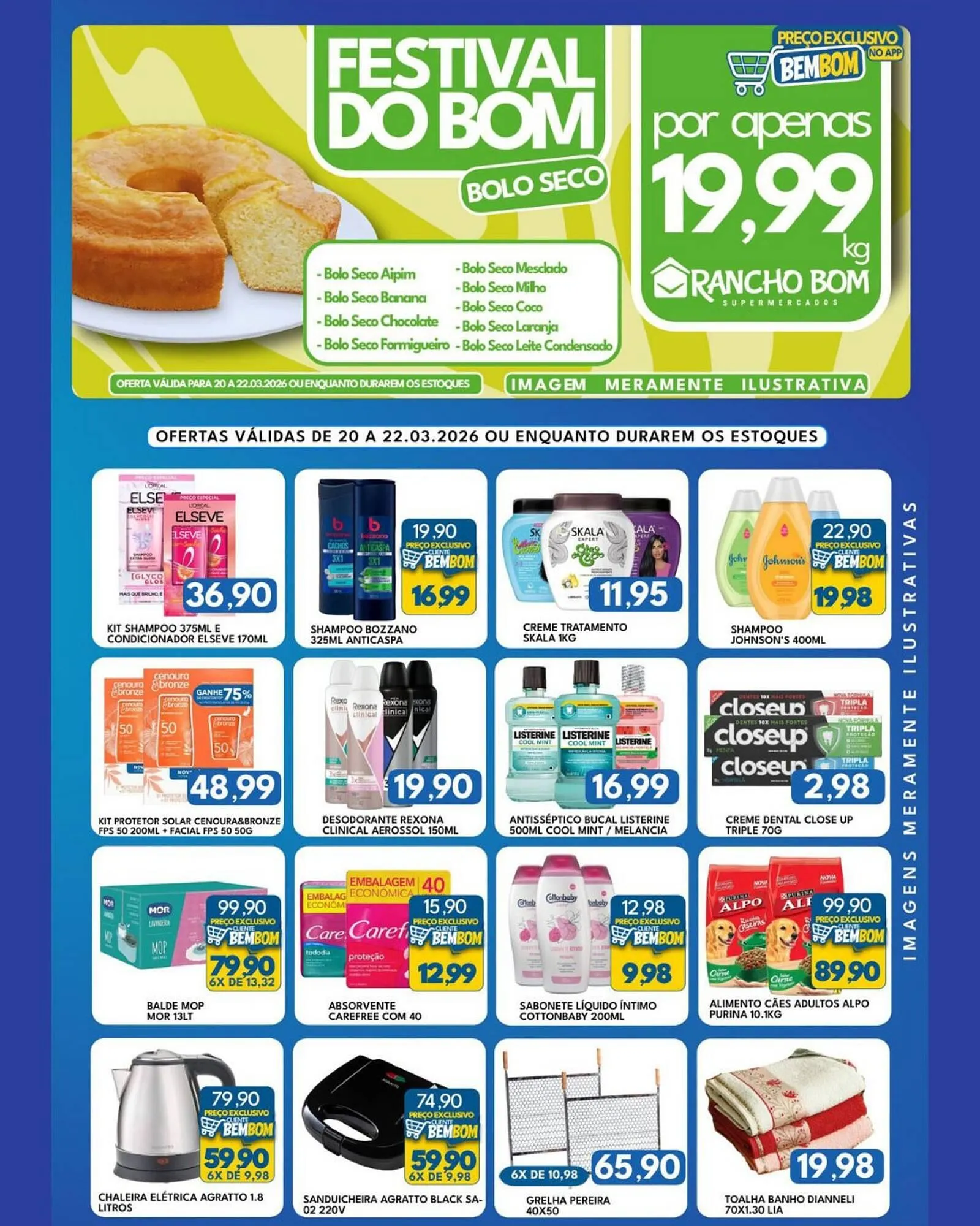 Encarte de Catálogo Rancho Bom Supermercados 20 de março até 22 de março 2026 - Pagina 3