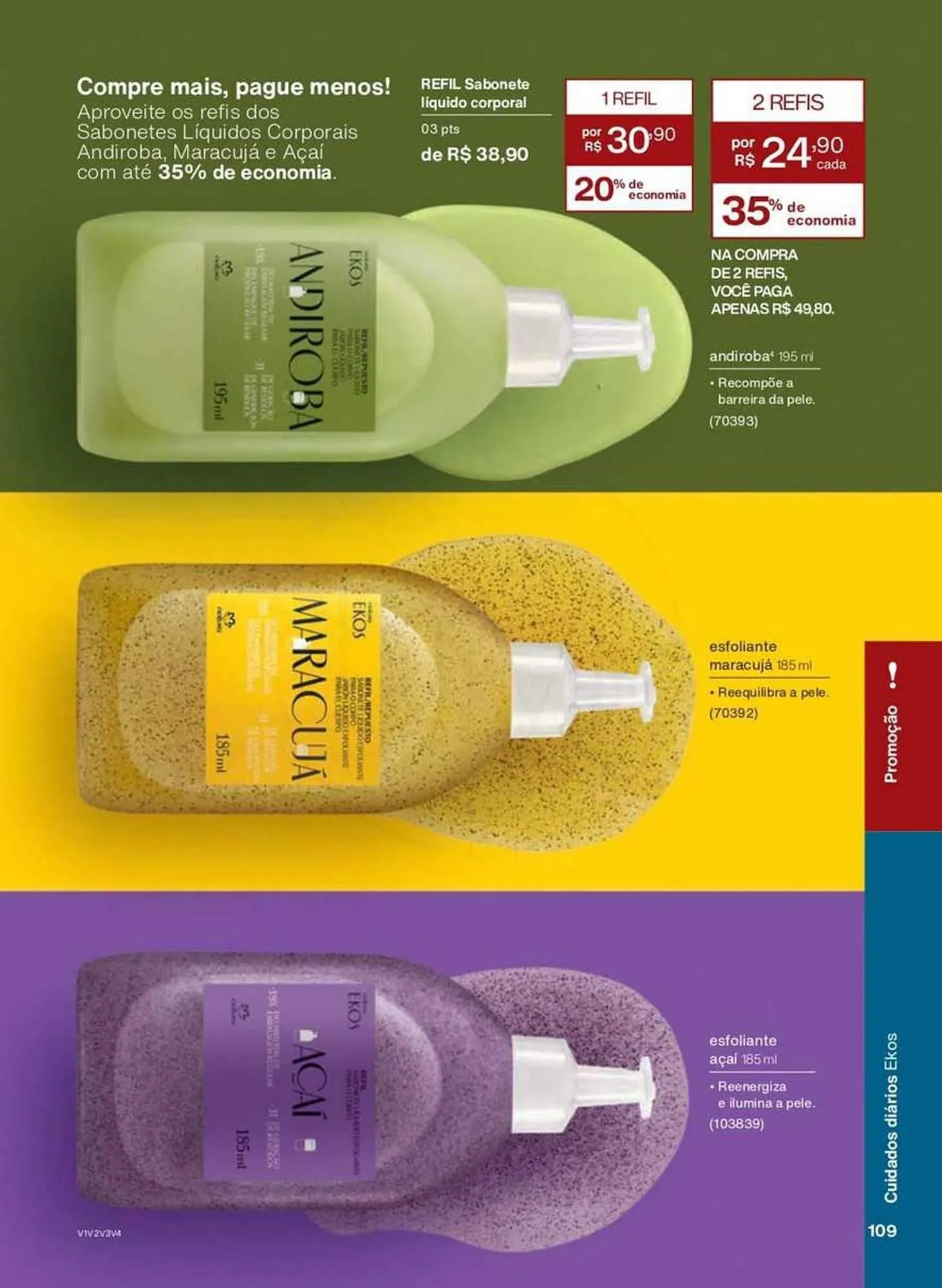 Encarte de Catálogo Natura 24 de abril até 30 de maio 2025 - Pagina 109