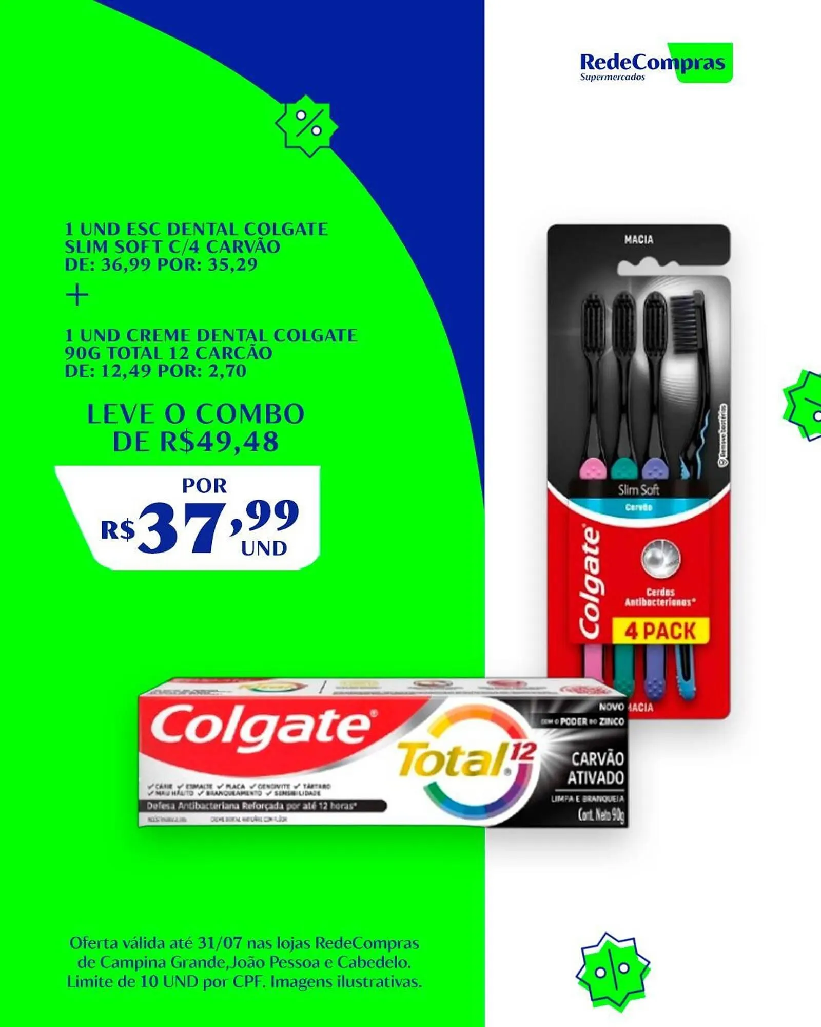 Encarte de Catálogo Rede Compras 23 de julho até 31 de julho 2025 - Pagina 1