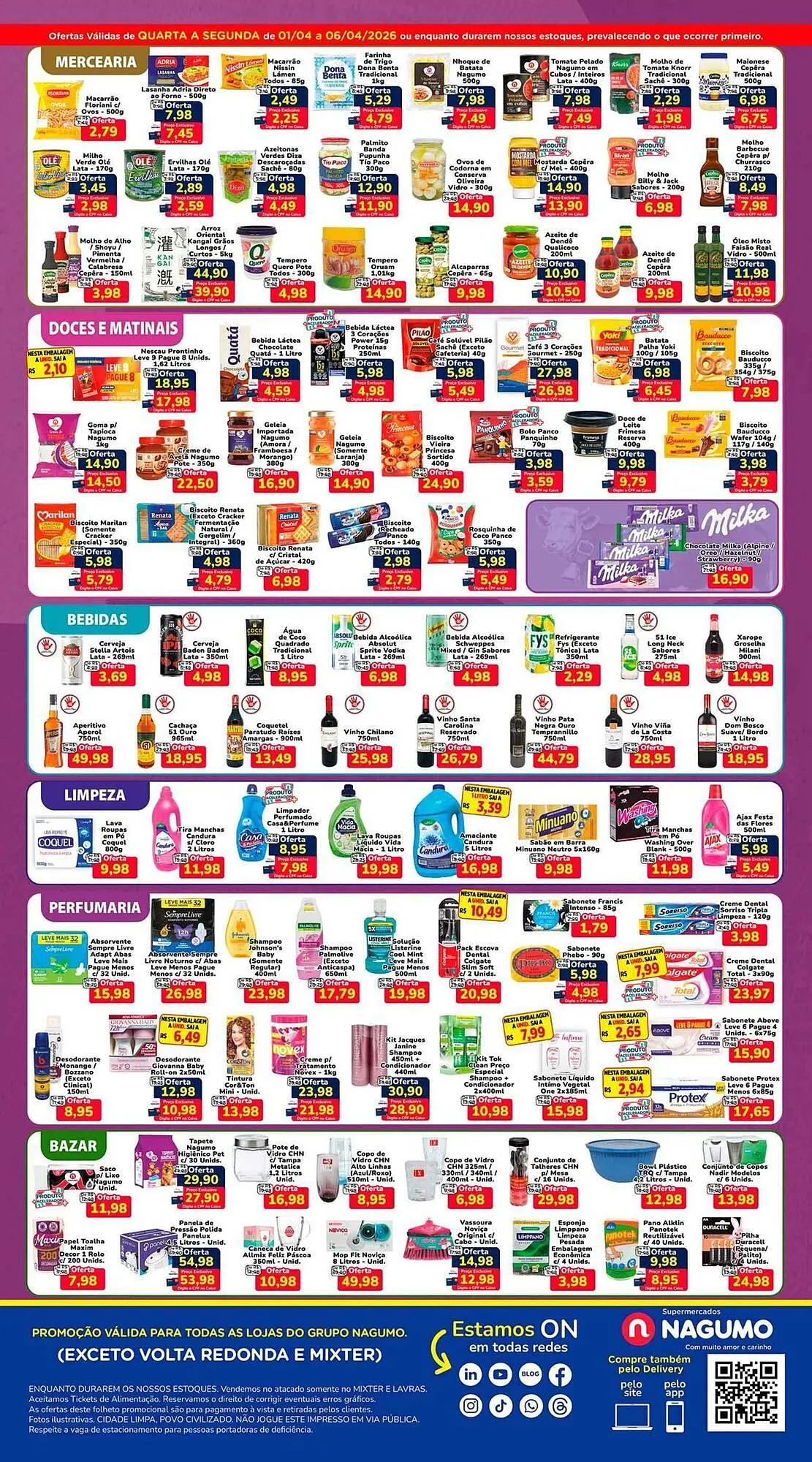 Encarte de Folheto Nagumo 1 de abril até 6 de abril 2026 - Pagina 2