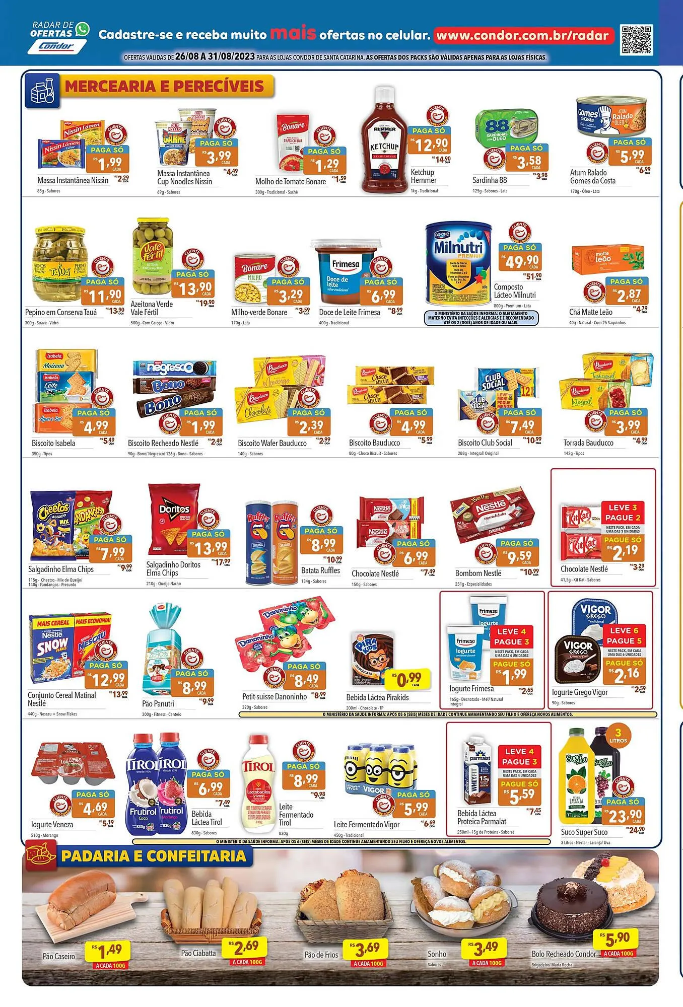 Encarte de Catálogo Supermercados Condor 28 de agosto até 7 de setembro 2023 - Pagina 2