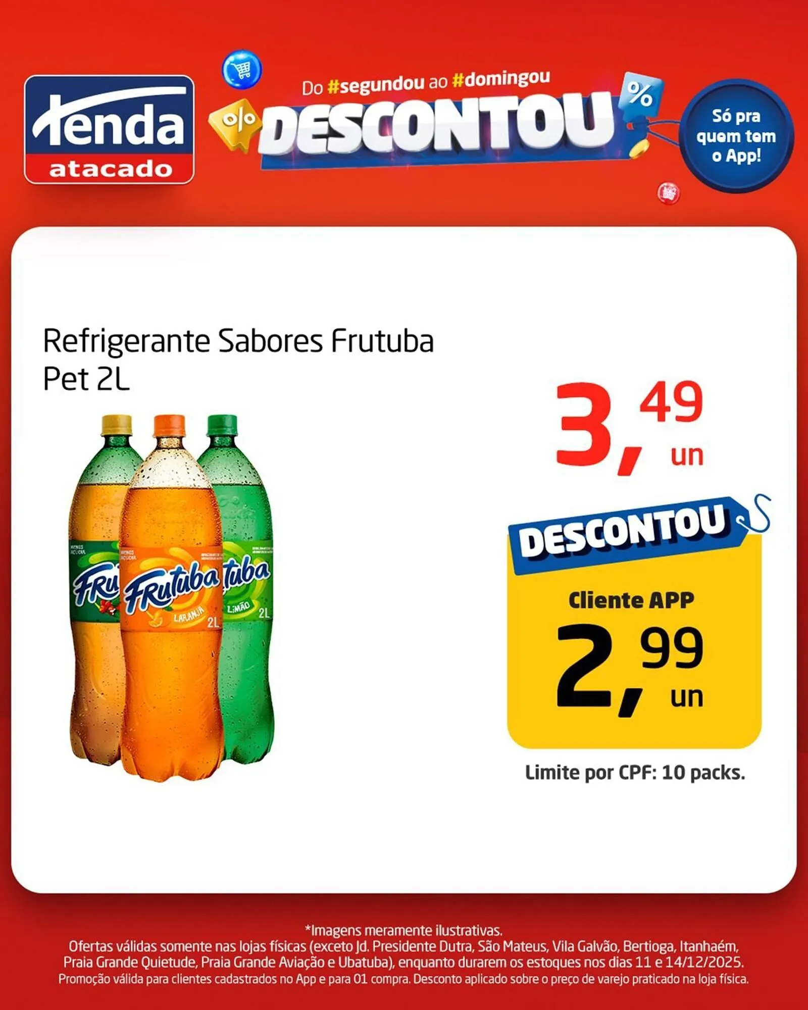 Encarte de Folheto Tenda Atacado 11 de dezembro até 14 de dezembro 2025 - Pagina 10