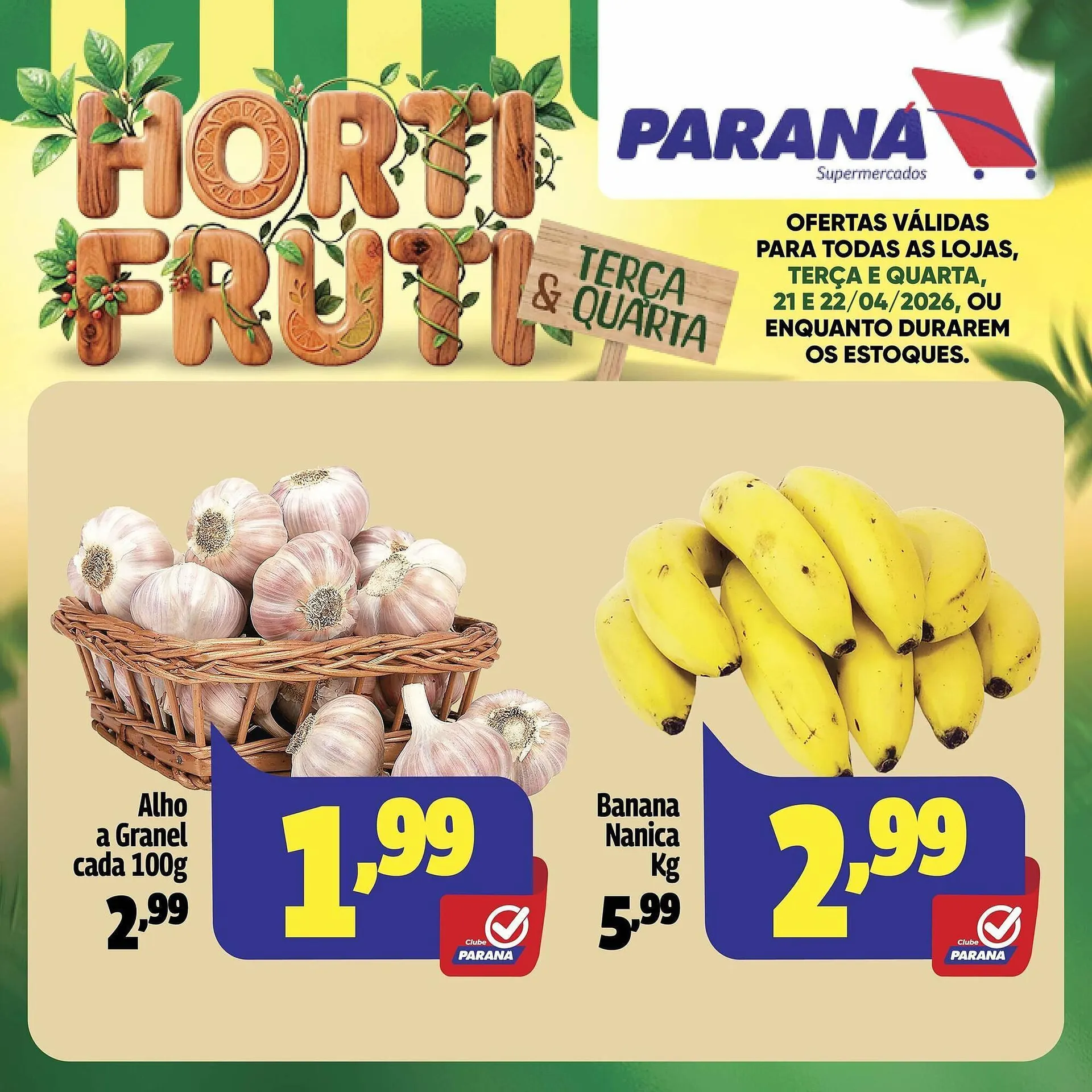 Encarte de Folheto Supermercado Paraná 21 de abril até 22 de abril 2026 - Pagina 1