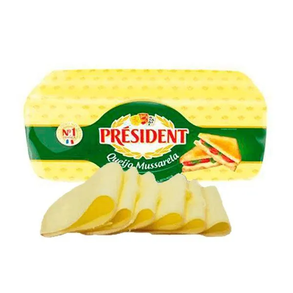 Queijo Mussarela President Fatiado 100g
