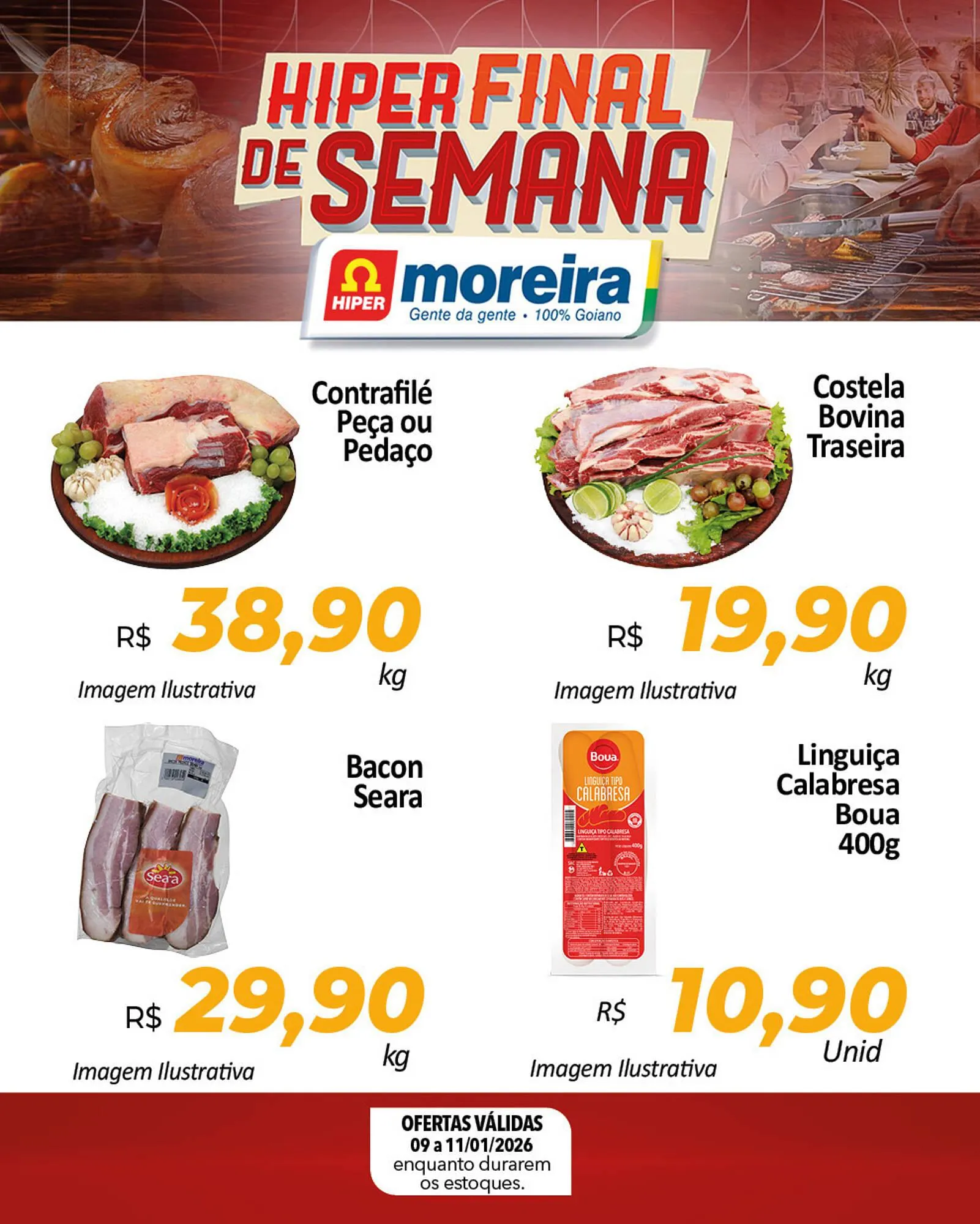 Encarte de Catálogo Hiper Moreira 9 de janeiro até 11 de janeiro 2026 - Pagina 1