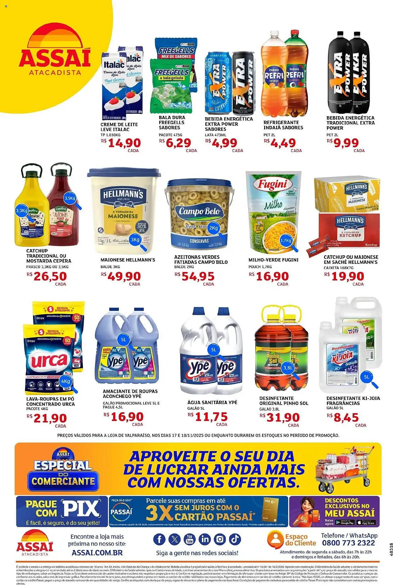 Encarte de Encarte Assaí Atacadista 18 de novembro até 18 de novembro 2025 - Pagina 1
