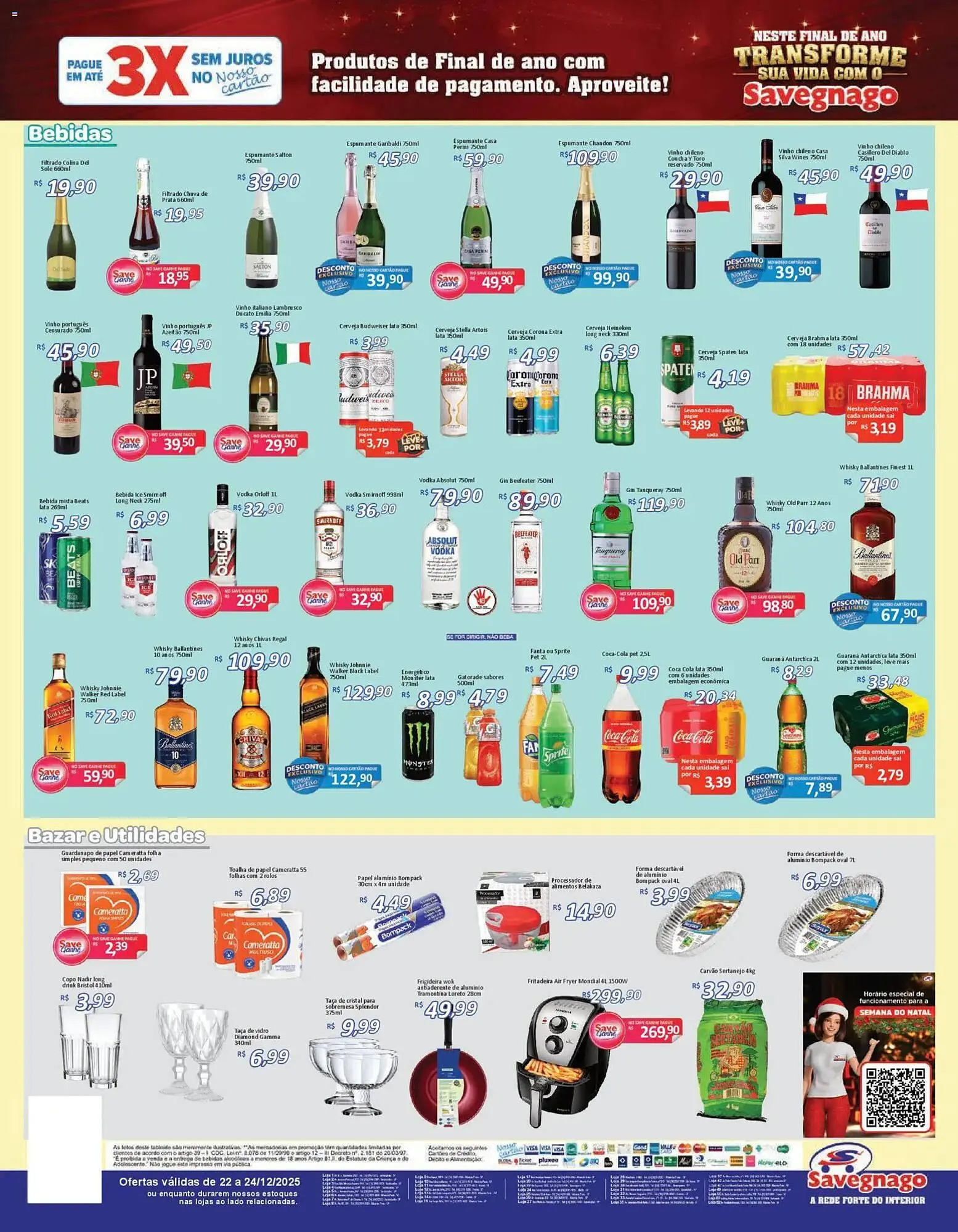 Encarte de Catálogo Supermercados Savegnago 22 de dezembro até 24 de dezembro 2025 - Pagina 4