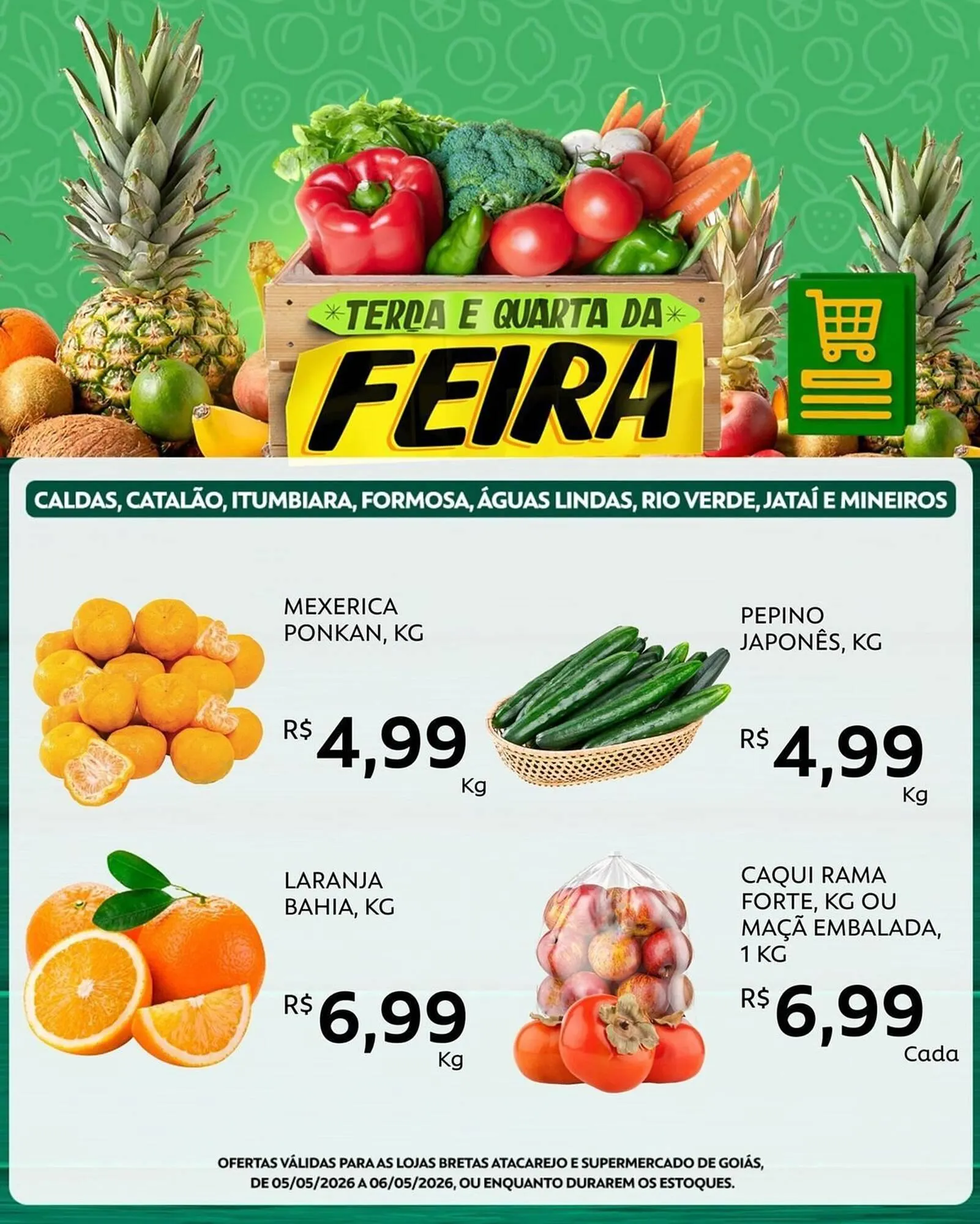 Encarte de Catálogo Supermercados Bretas 5 de maio até 6 de maio 2026 - Pagina 1