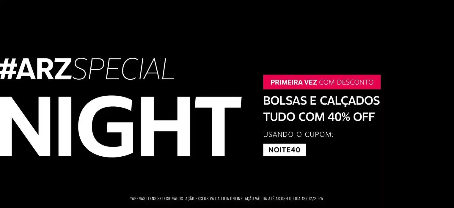 Encarte de Oferta Arezzo 12 de fevereiro até 12 de março 2025 - Pagina 2