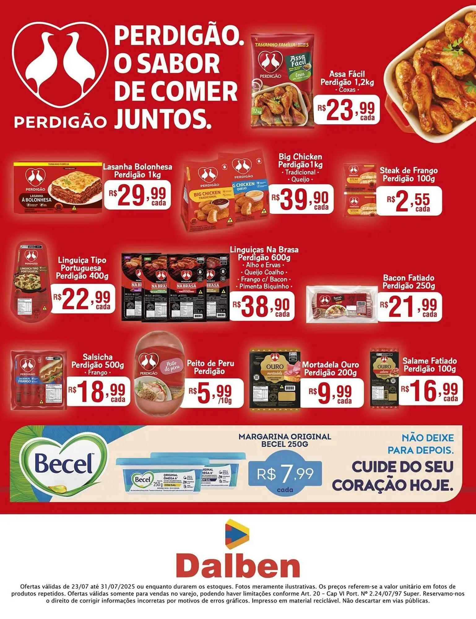 Encarte de Catálogo Supermercado Dalben 24 de julho até 31 de julho 2025 - Pagina 2