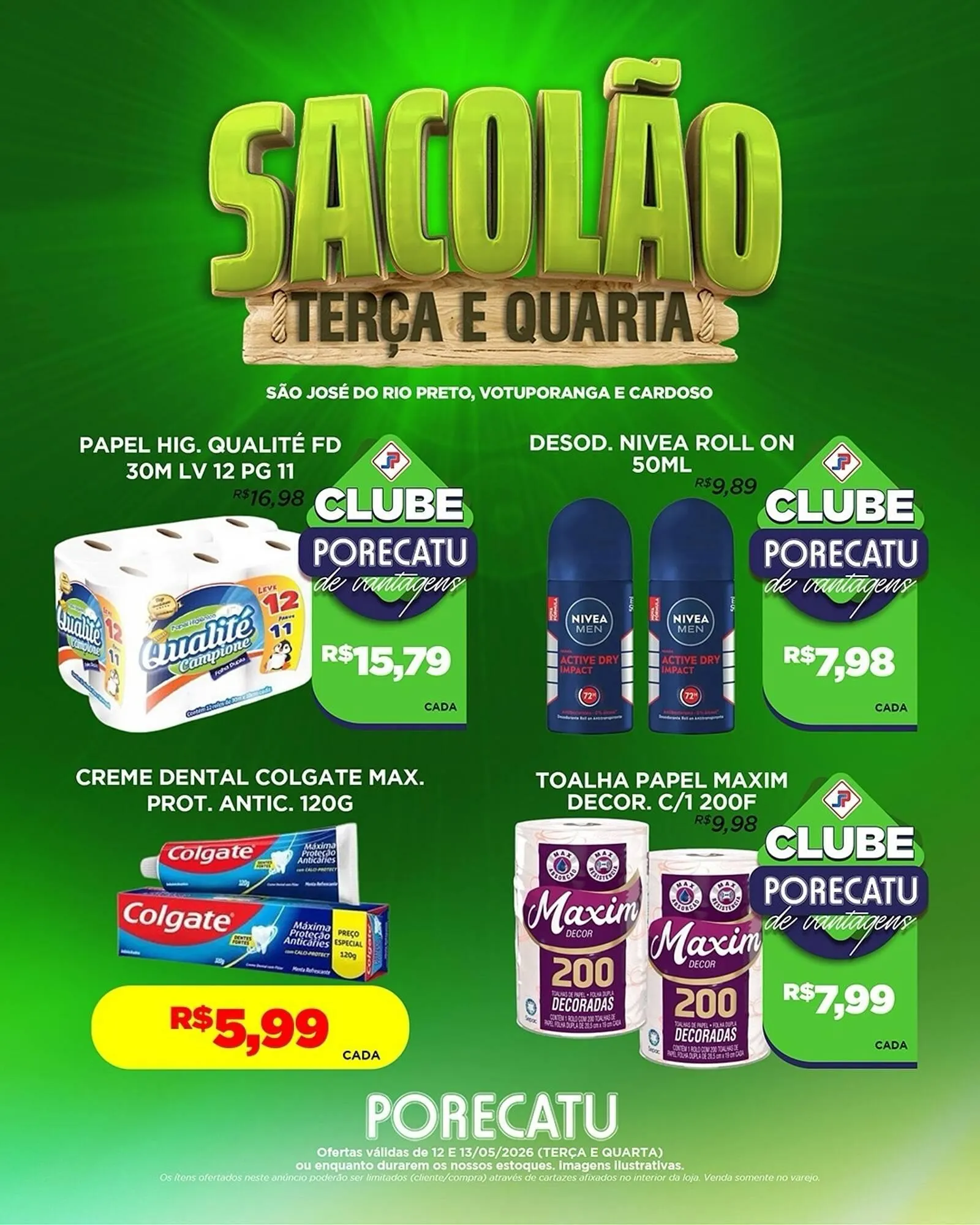 Encarte de Catálogo Supermercado Porecatu 12 de maio até 13 de maio 2026 - Pagina 17