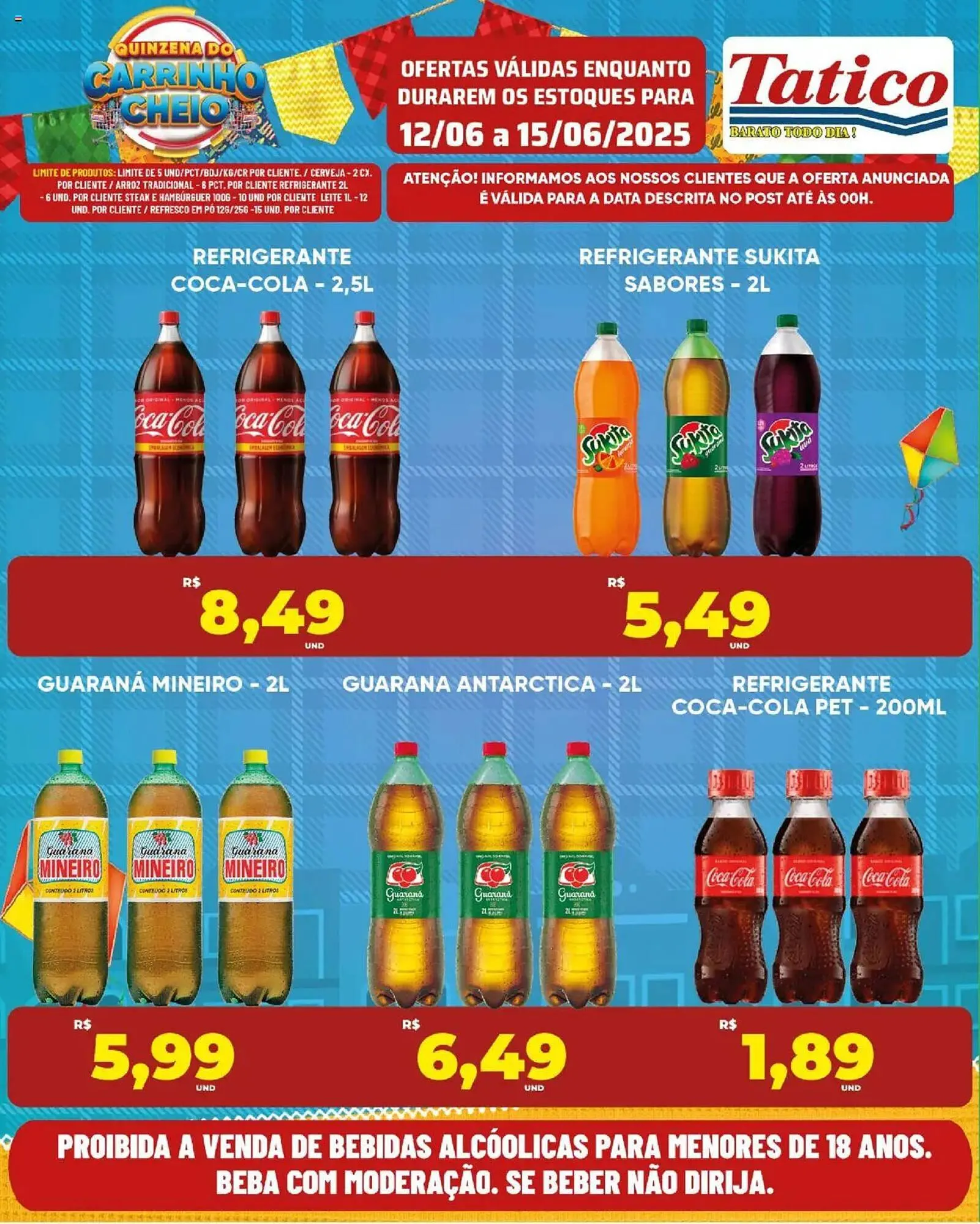 Encarte de Catálogo Tatico 12 de junho até 16 de junho 2025 - Pagina 1