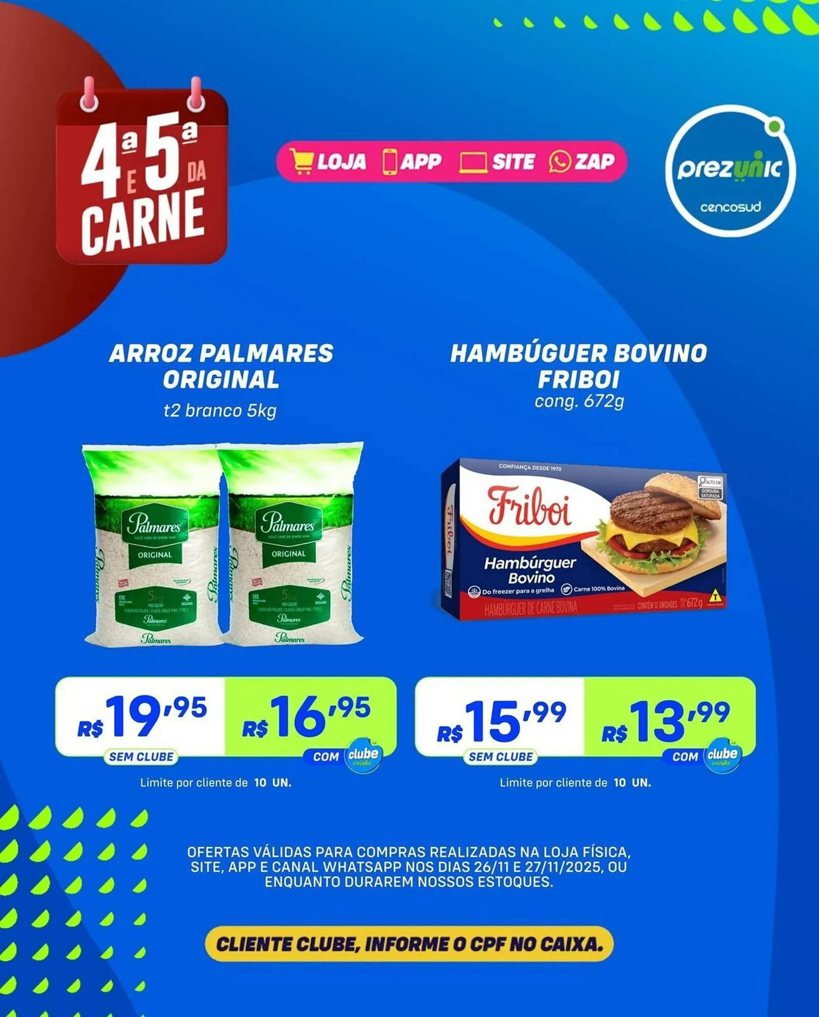 Encarte de Encarte Prezunic 26 de novembro até 27 de novembro 2025 - Pagina 5