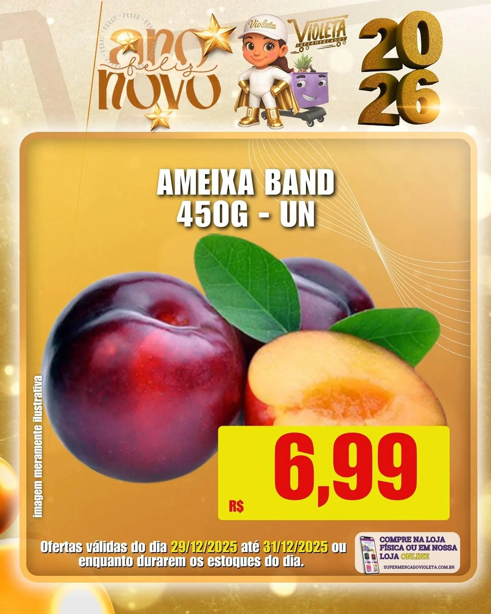 Encarte de Catálogo Violeta Supermercados 29 de dezembro até 31 de dezembro 2025 - Pagina 3