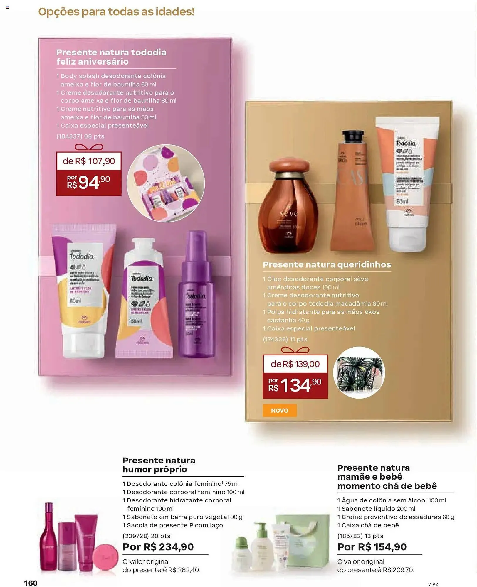 Encarte de Catálogo Natura 4 de fevereiro até 25 de fevereiro 2026 - Pagina 160