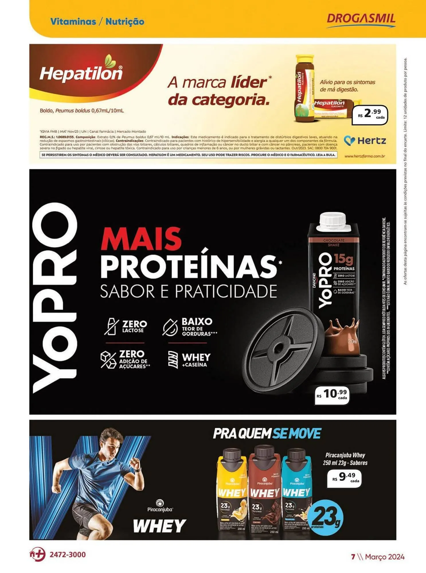 Encarte de Catálogo Drogasmil 1 de março até 31 de março 2024 - Pagina 7