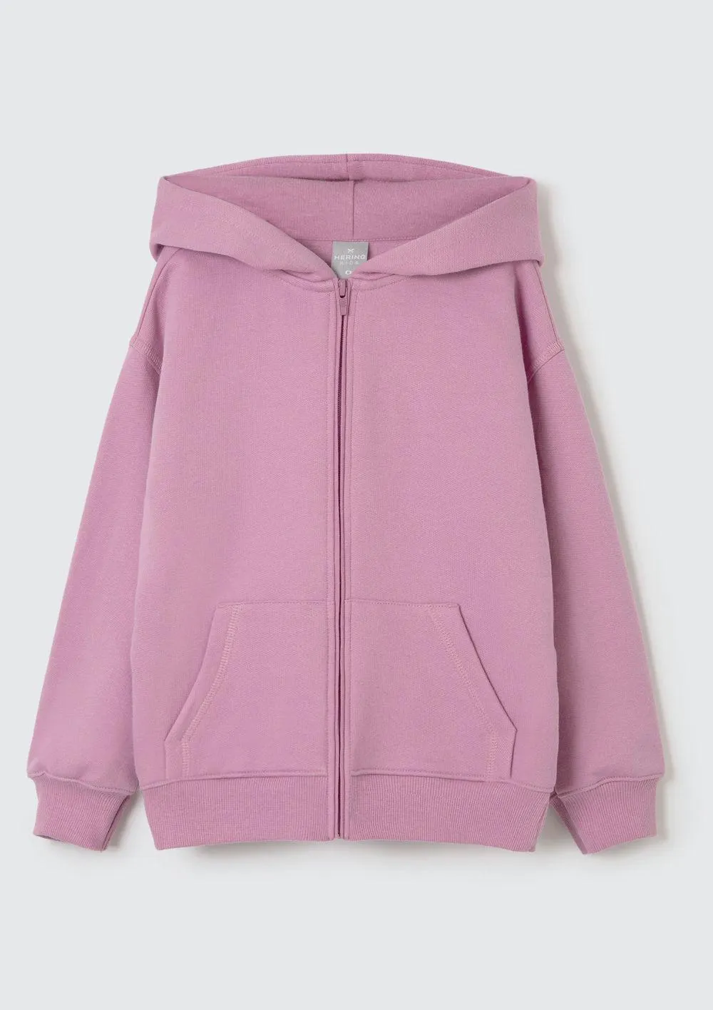 Jaqueta Básica Infantil Unissex Com Capuz - Roxo