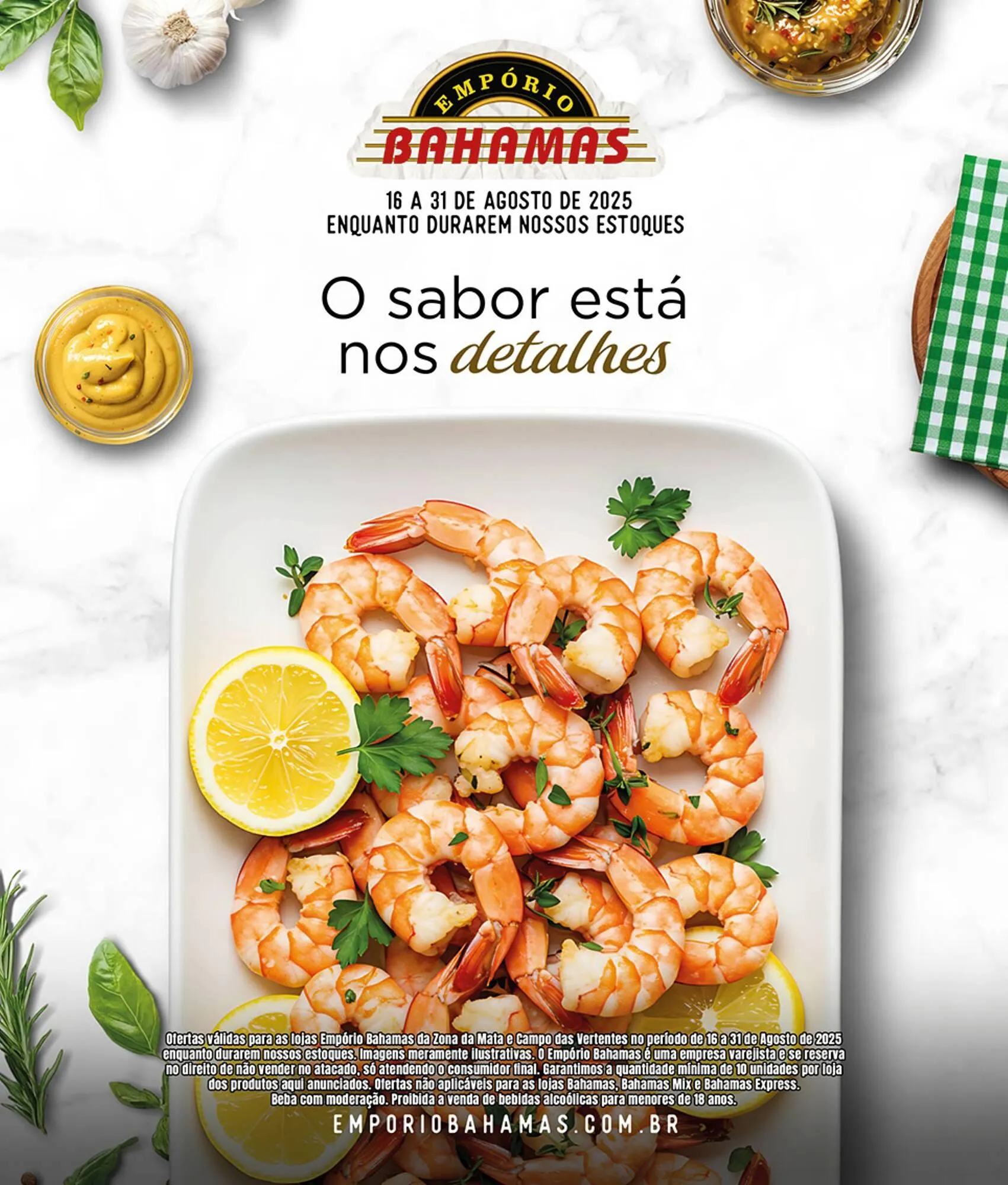 Encarte de Catálogo Empório Bahamas 15 de agosto até 31 de agosto 2025 - Pagina 1