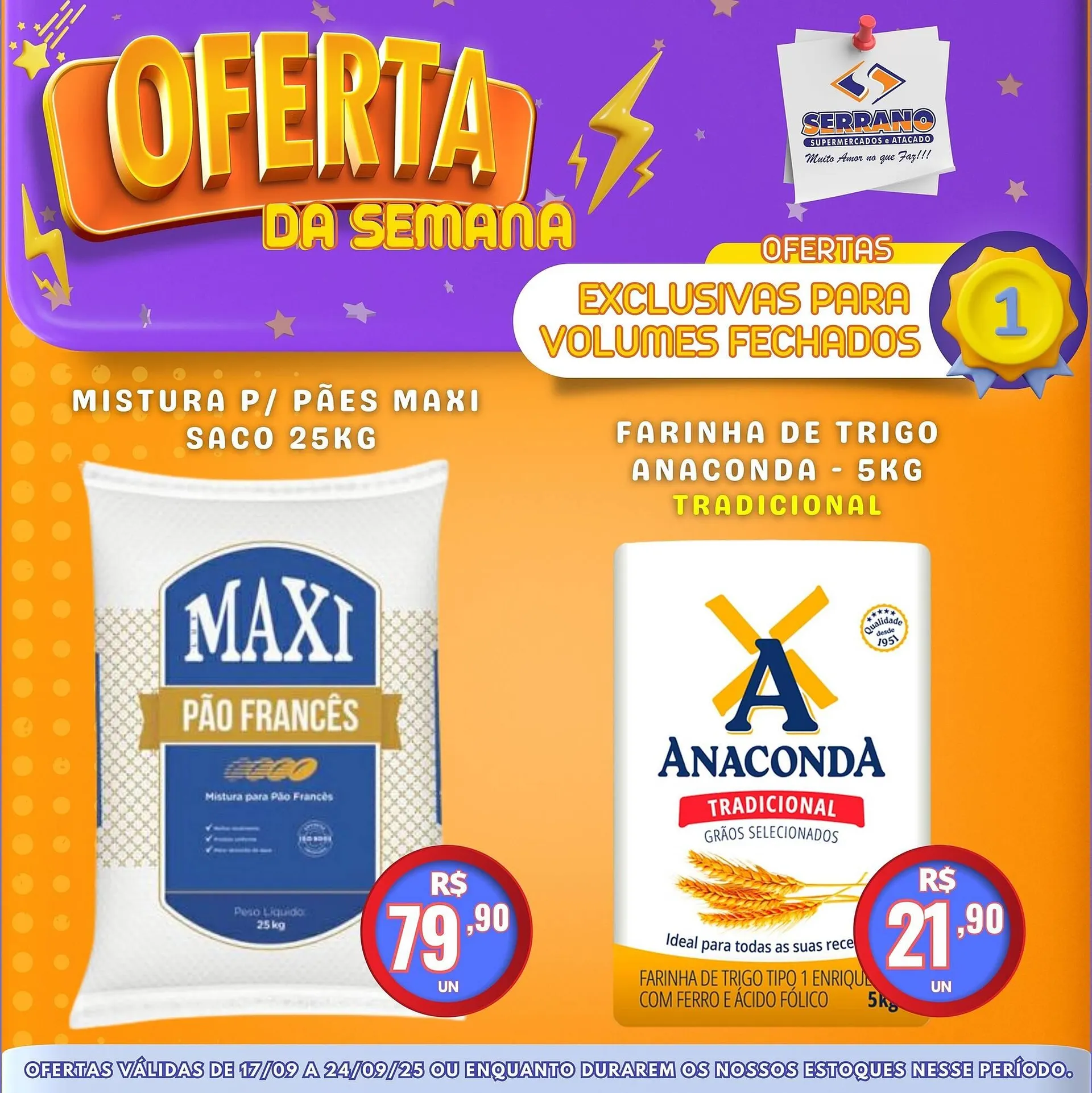 Encarte de Catálogo Serrano Supermercado 17 de setembro até 24 de setembro 2025 - Pagina 3