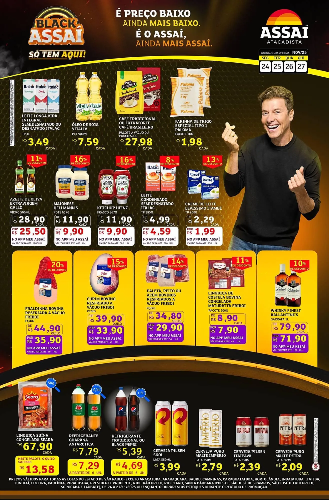 Encarte de Encarte Assaí Atacadista 24 de novembro até 27 de novembro 2025 - Pagina 1