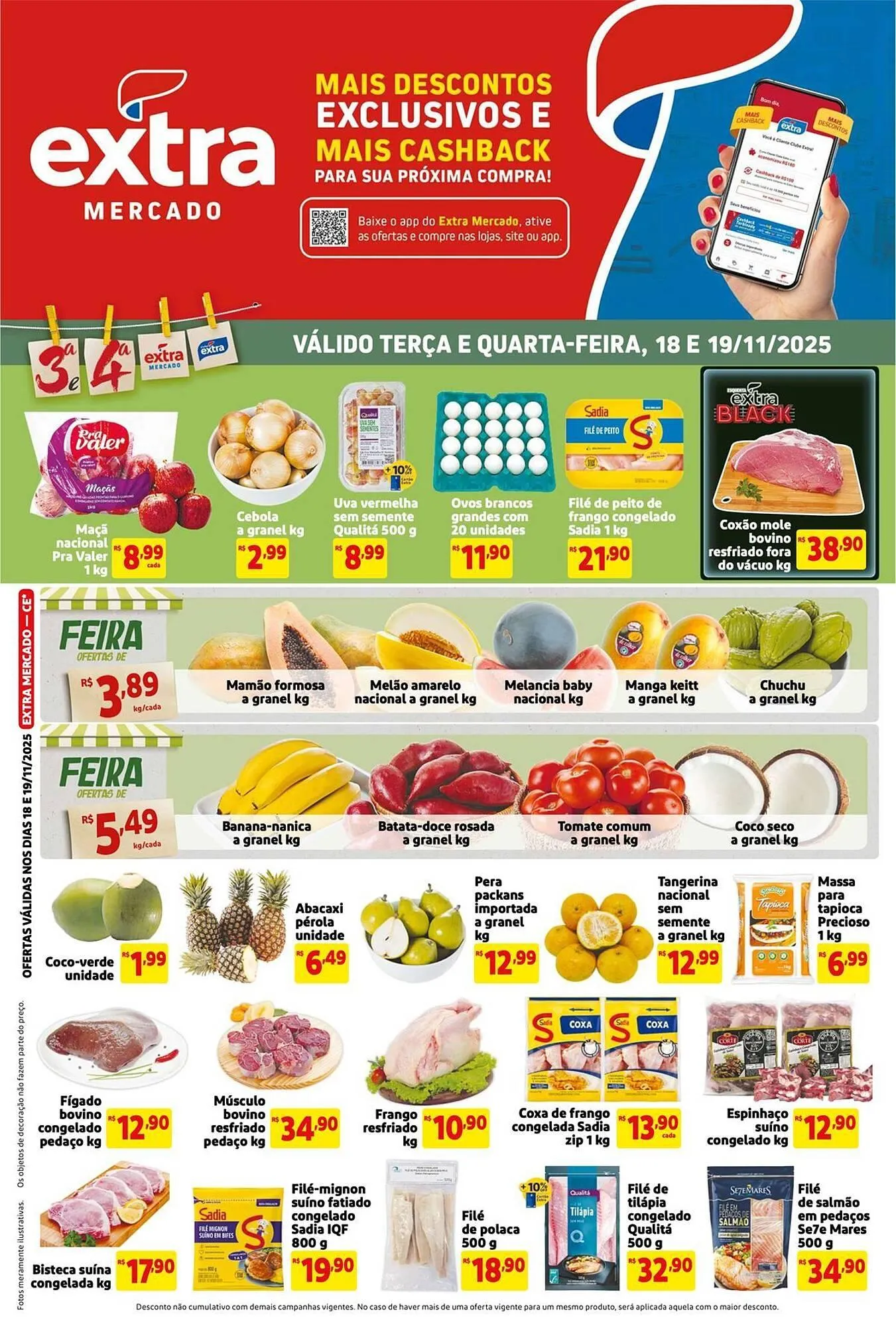 Encarte de Catálogo Extra 18 de novembro até 19 de novembro 2025 - Pagina 1