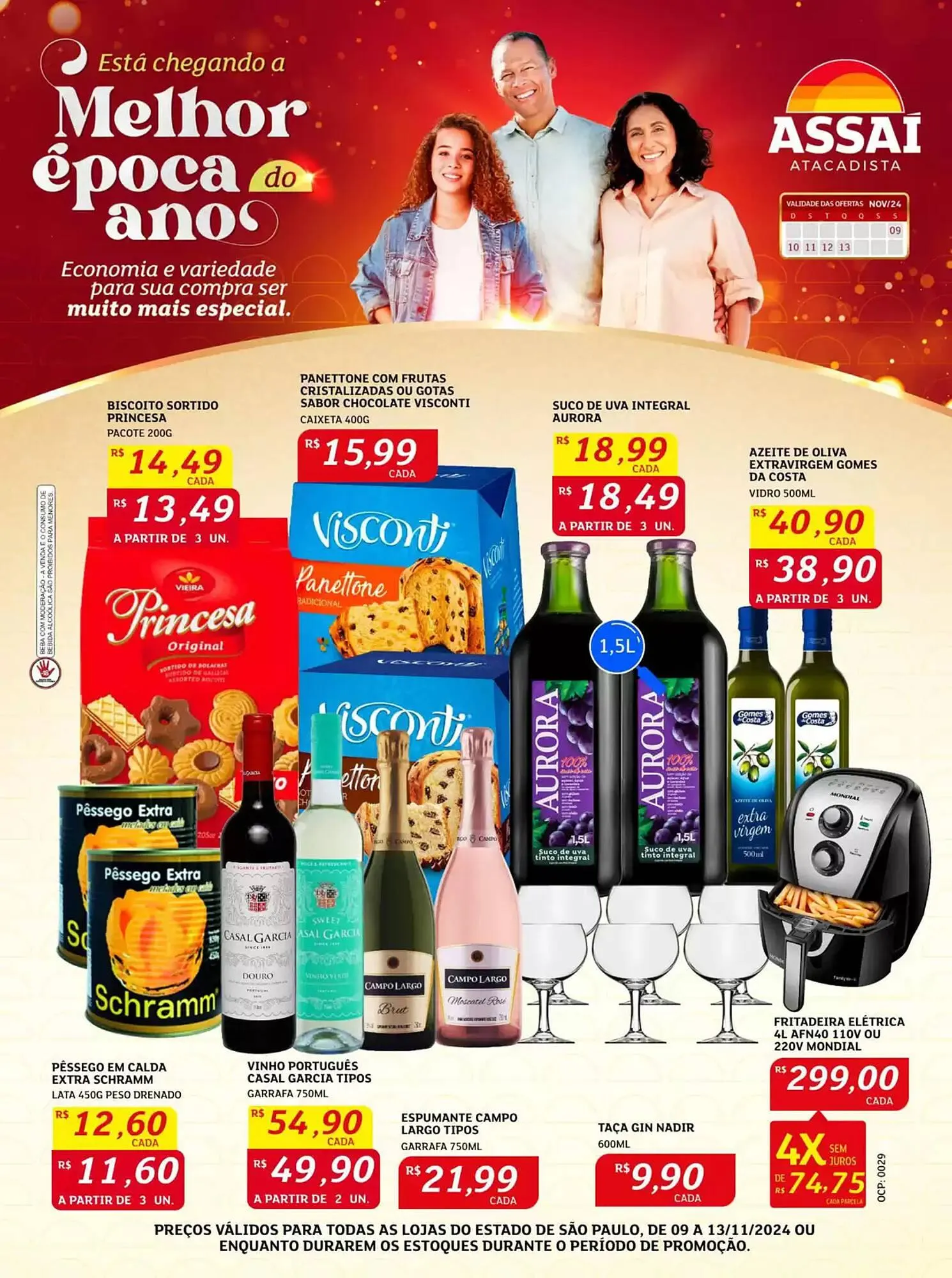 Encarte de Catálogo Assaí Atacadista 11 de novembro até 13 de novembro 2024 - Pagina 1