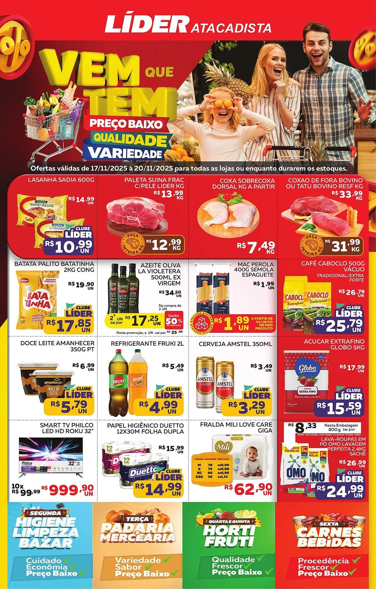 Encarte de Encarte Lider Atacadista 17 de novembro até 20 de novembro 2025 - Pagina 1